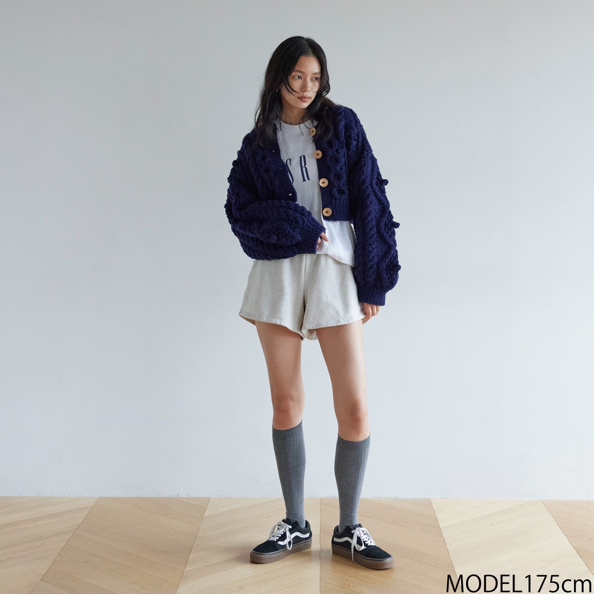 Handmade Wool 2way Cardigan