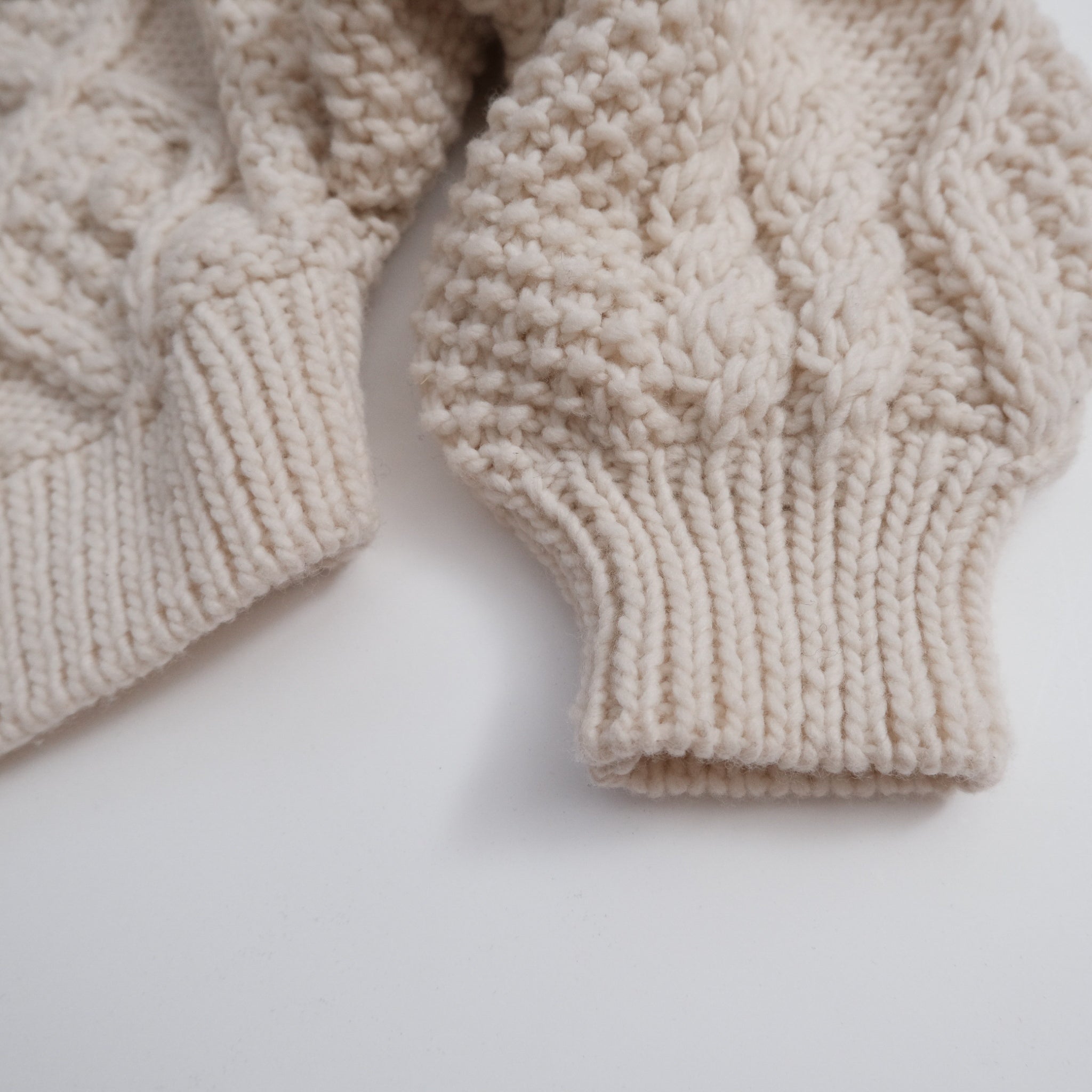 Handmade Wool 2way Cardigan