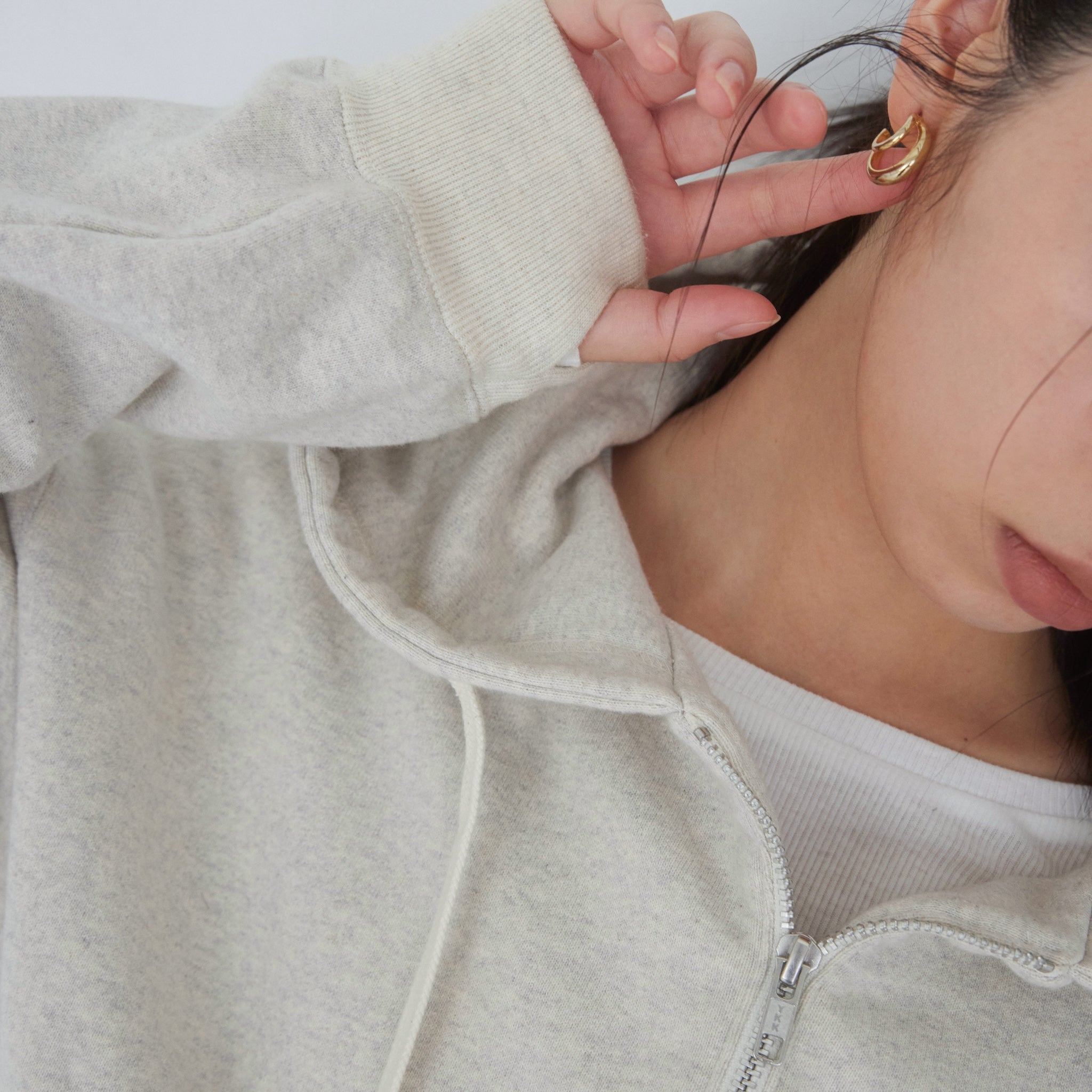 Heavy Sweat Zipフーディー