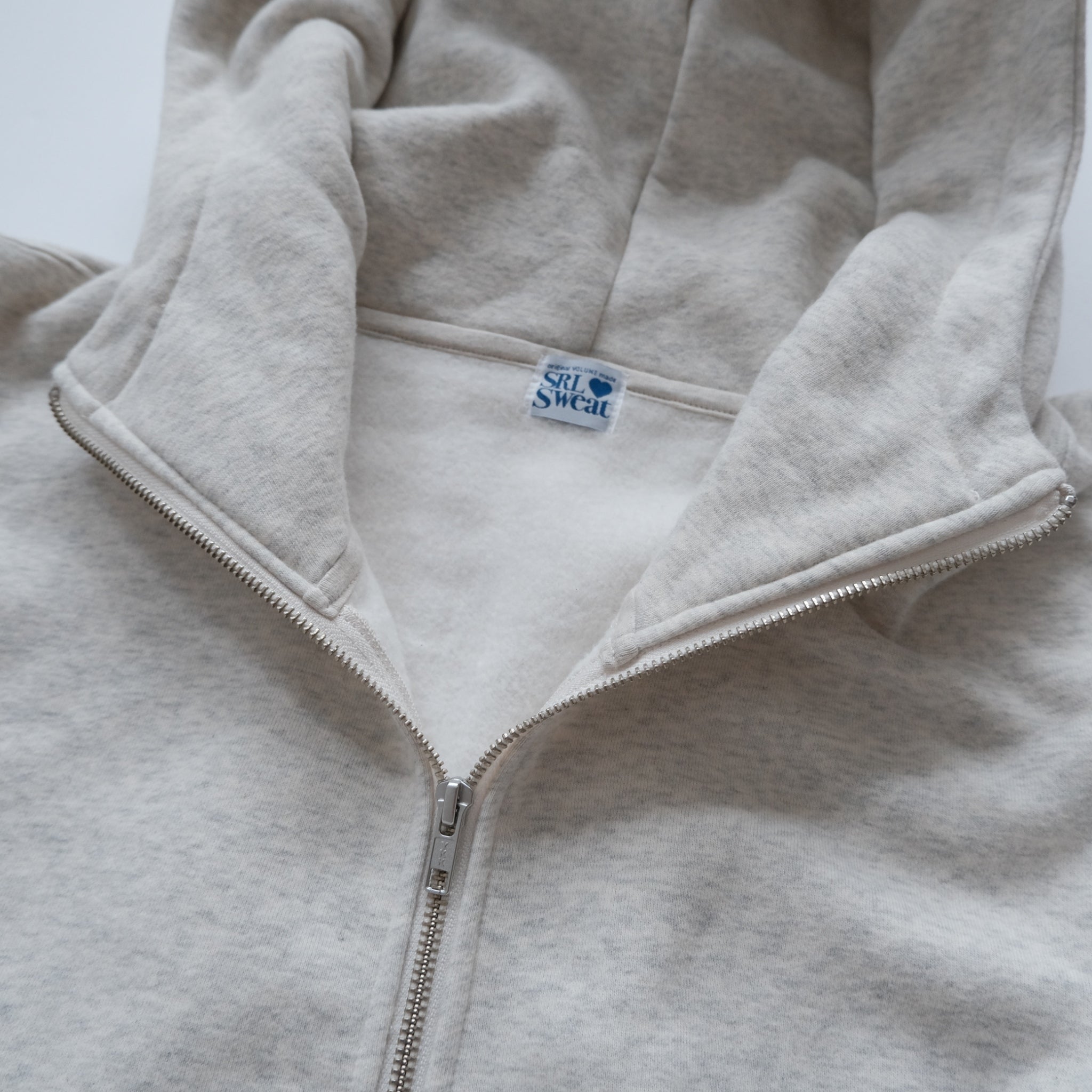 Volume Sweat Big Zip Hoodie