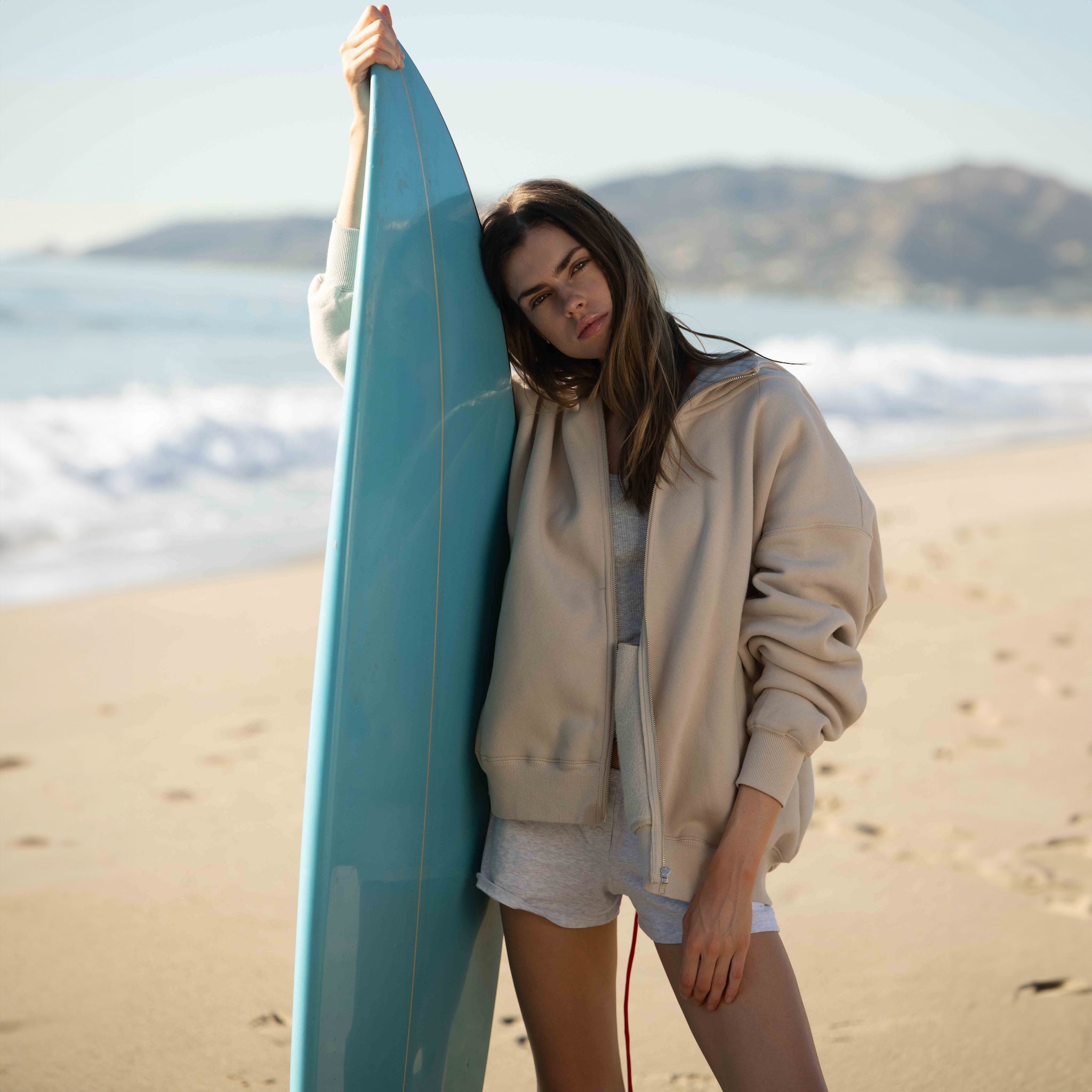 Volume Sweat Big Zip Hoodie