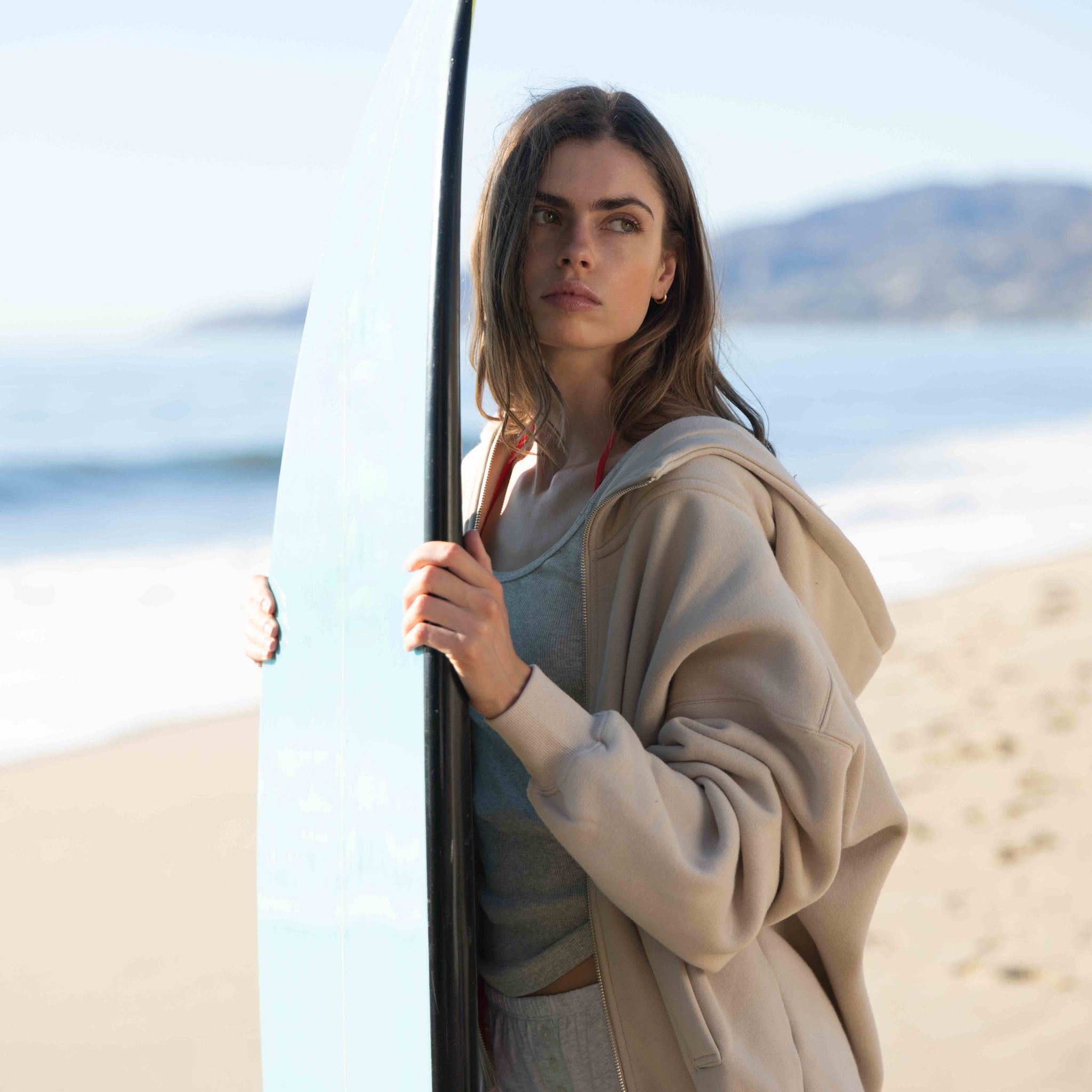 Volume Sweat Big Zip Hoodie