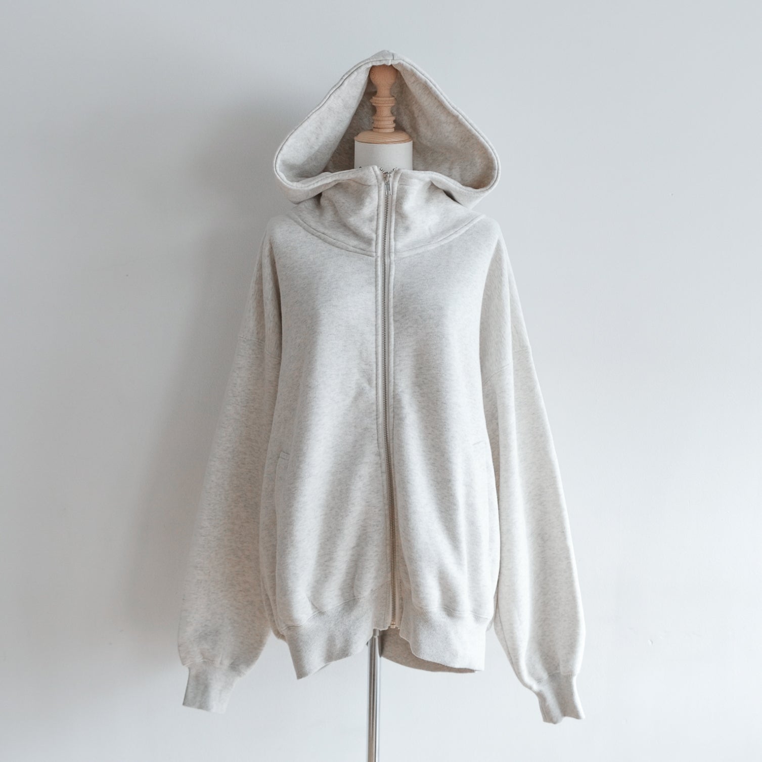 Volume Sweat Big Zip Hoodie