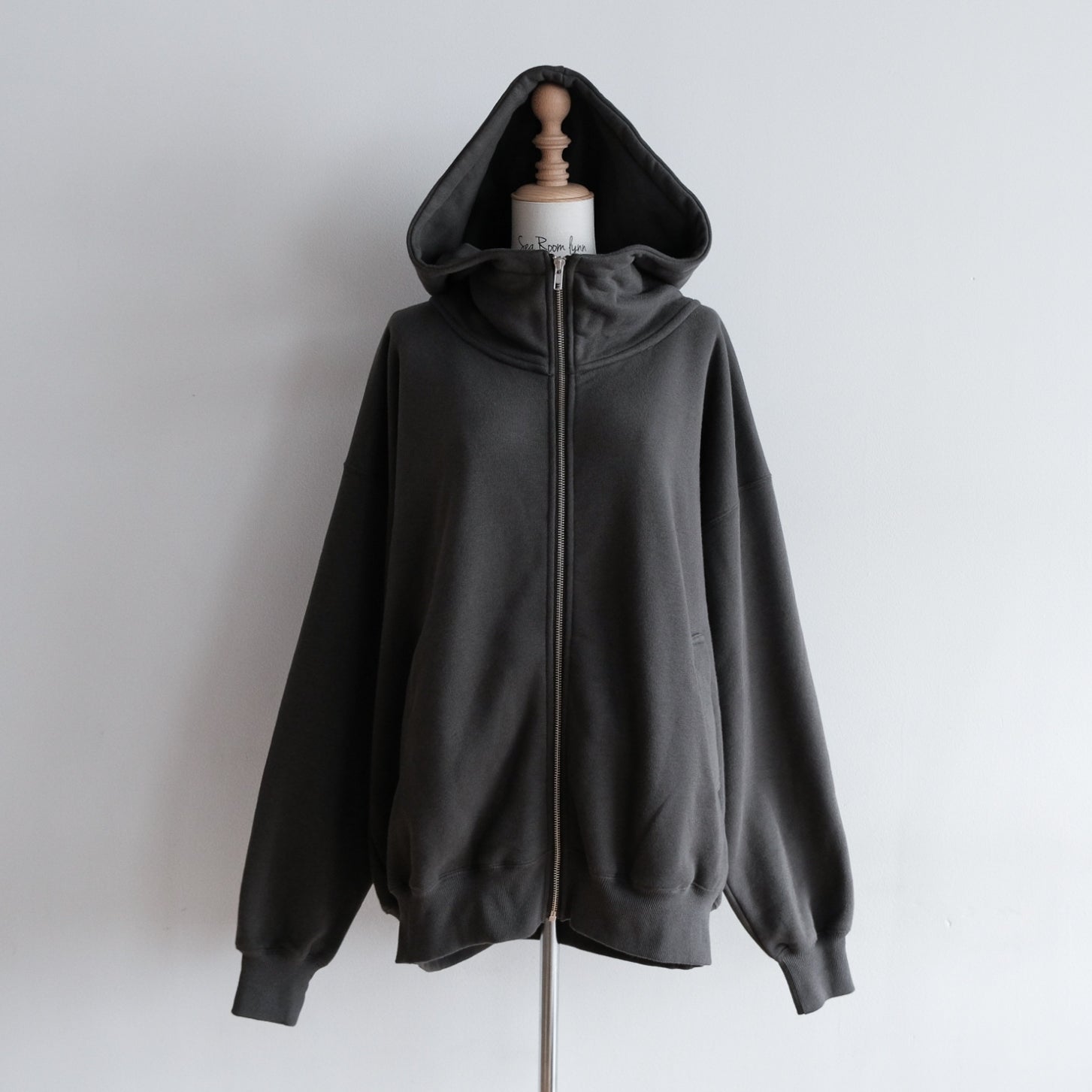 Volume Sweat Big Zip Hoodie