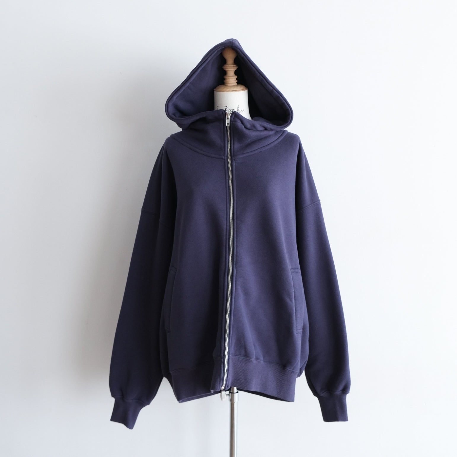 Volume Sweat Big Zip Hoodie