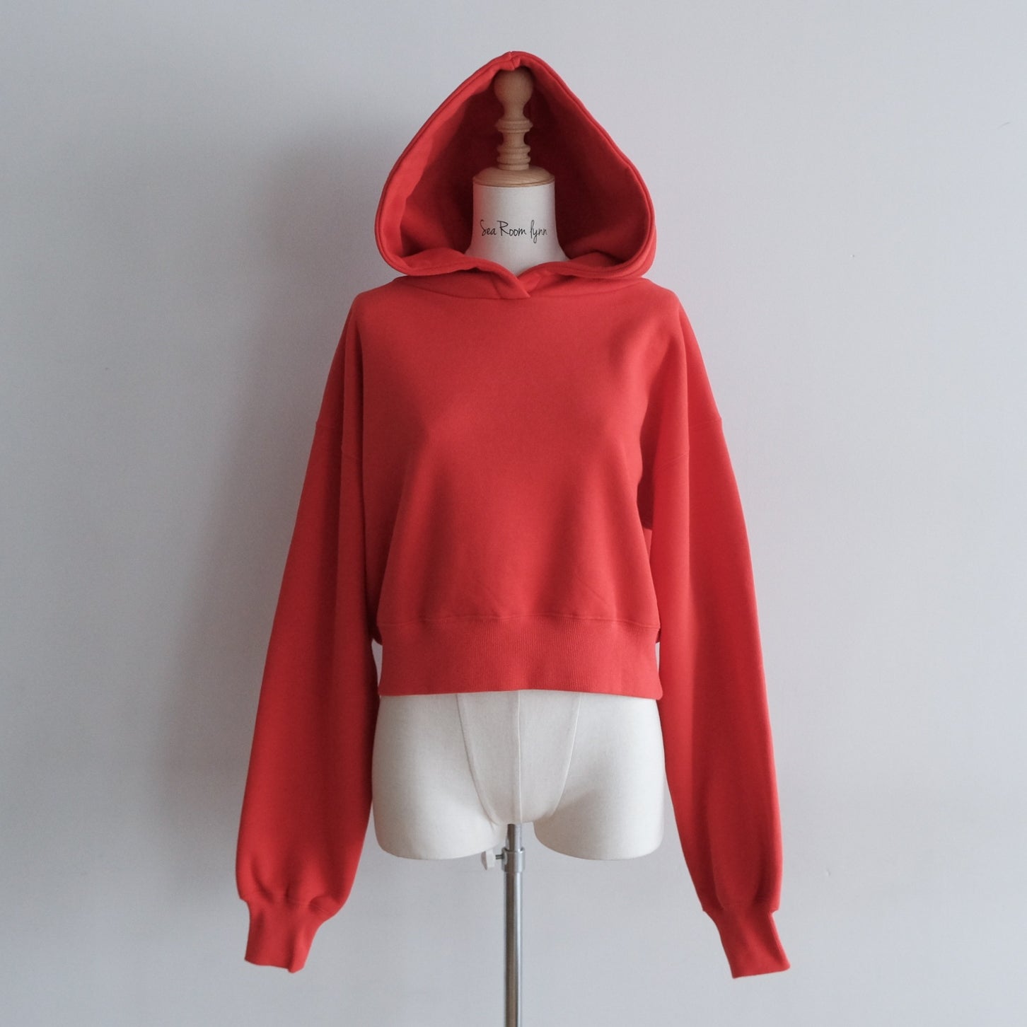 Volume Sweat Short Hoodie Pullover