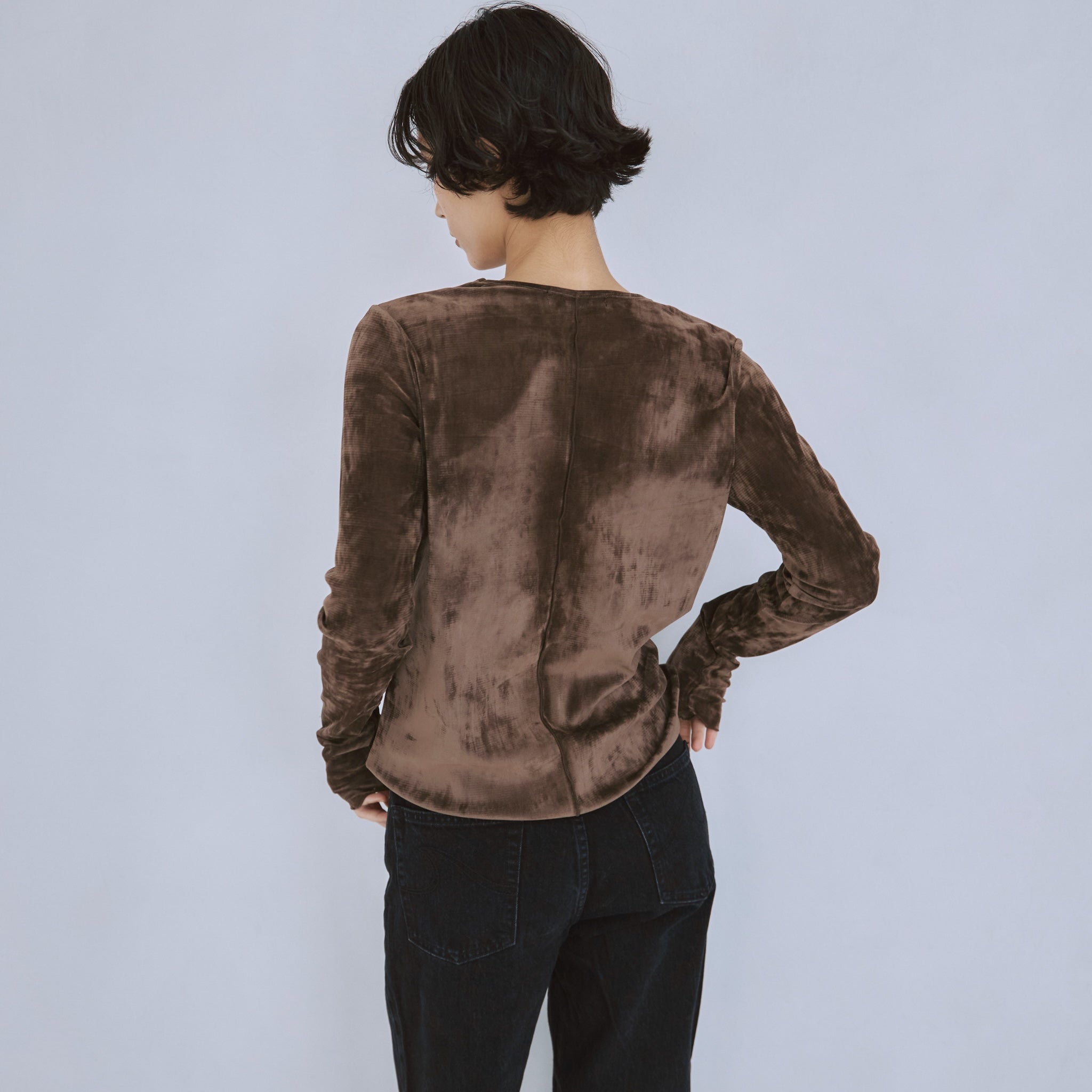 シアーメッシュベロアトップス