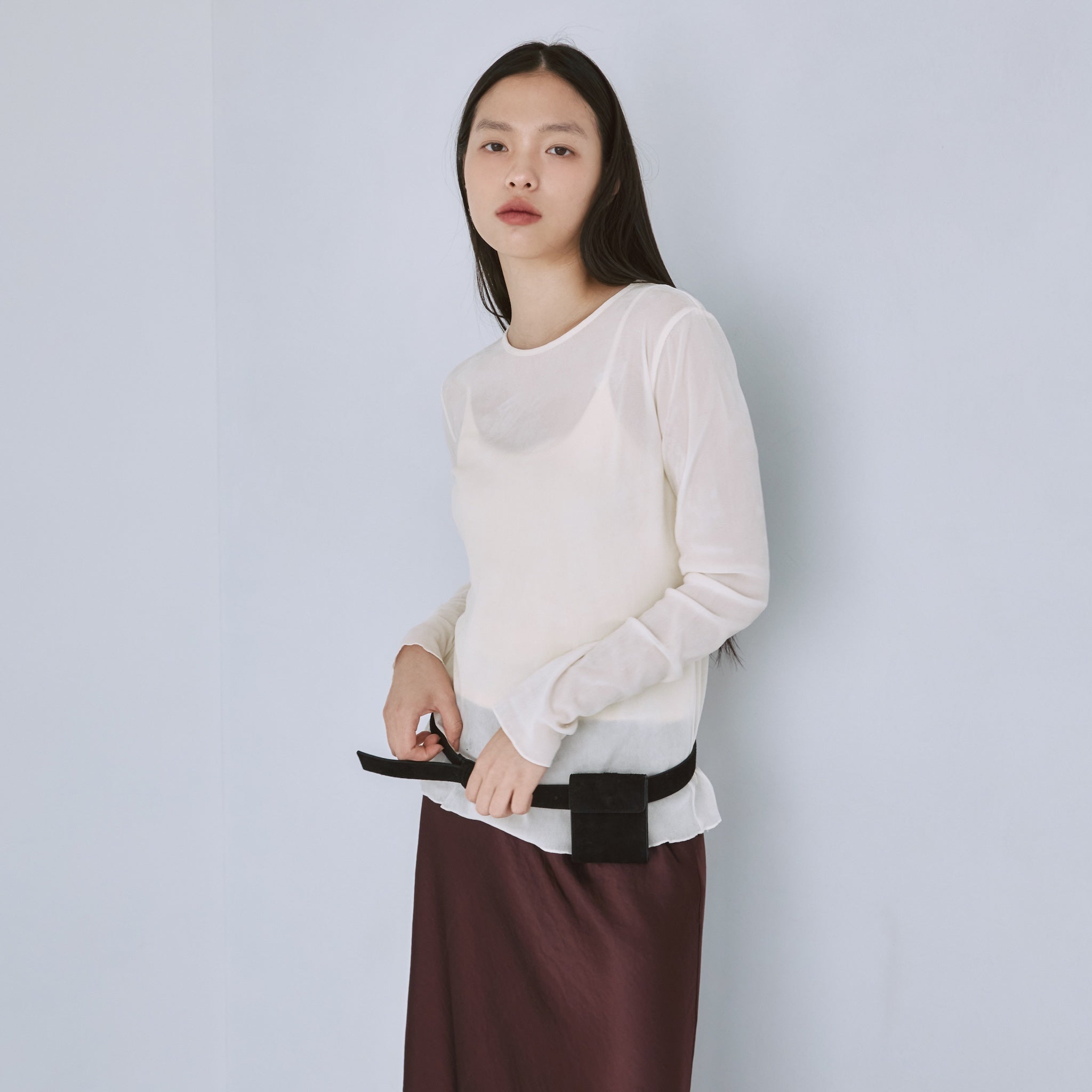 シアーメッシュベロアトップス