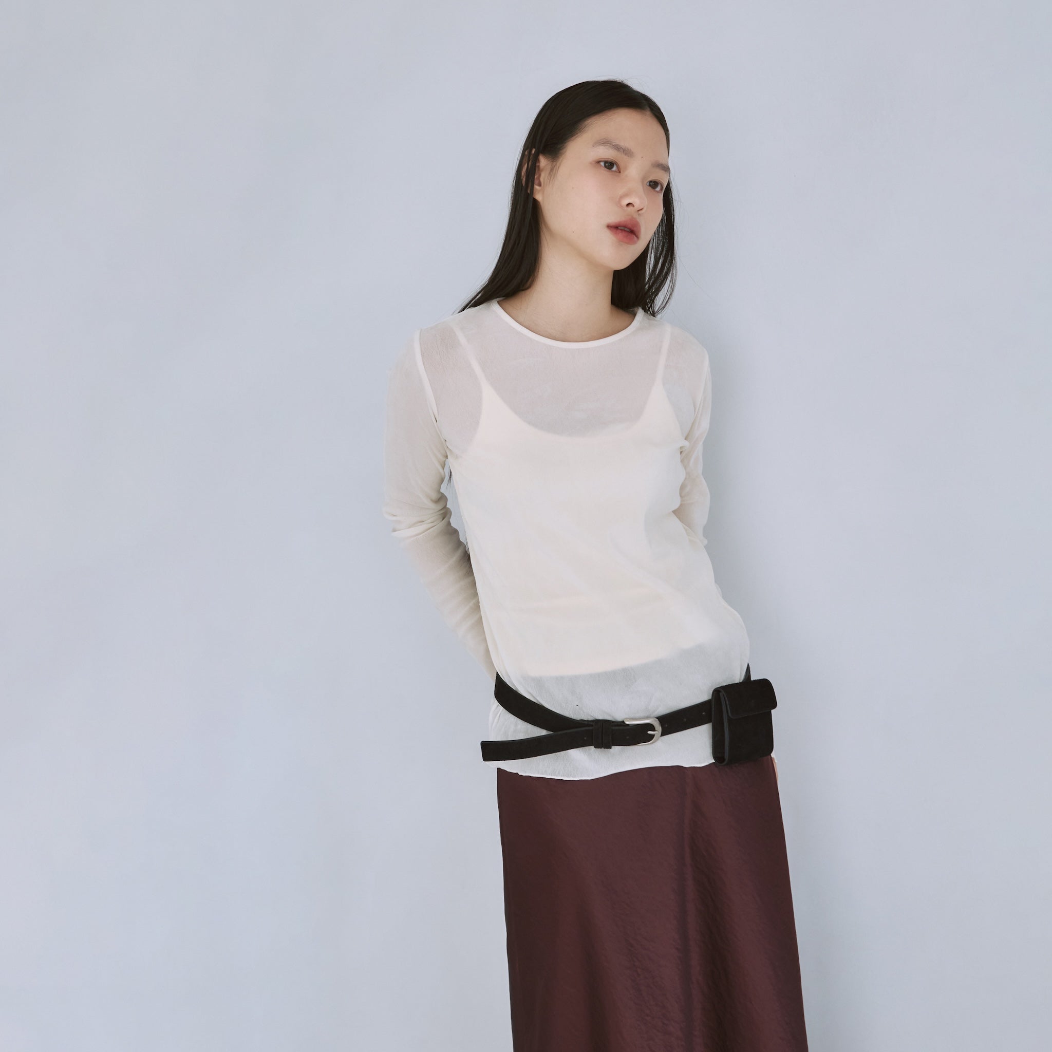 シアーメッシュベロアトップス