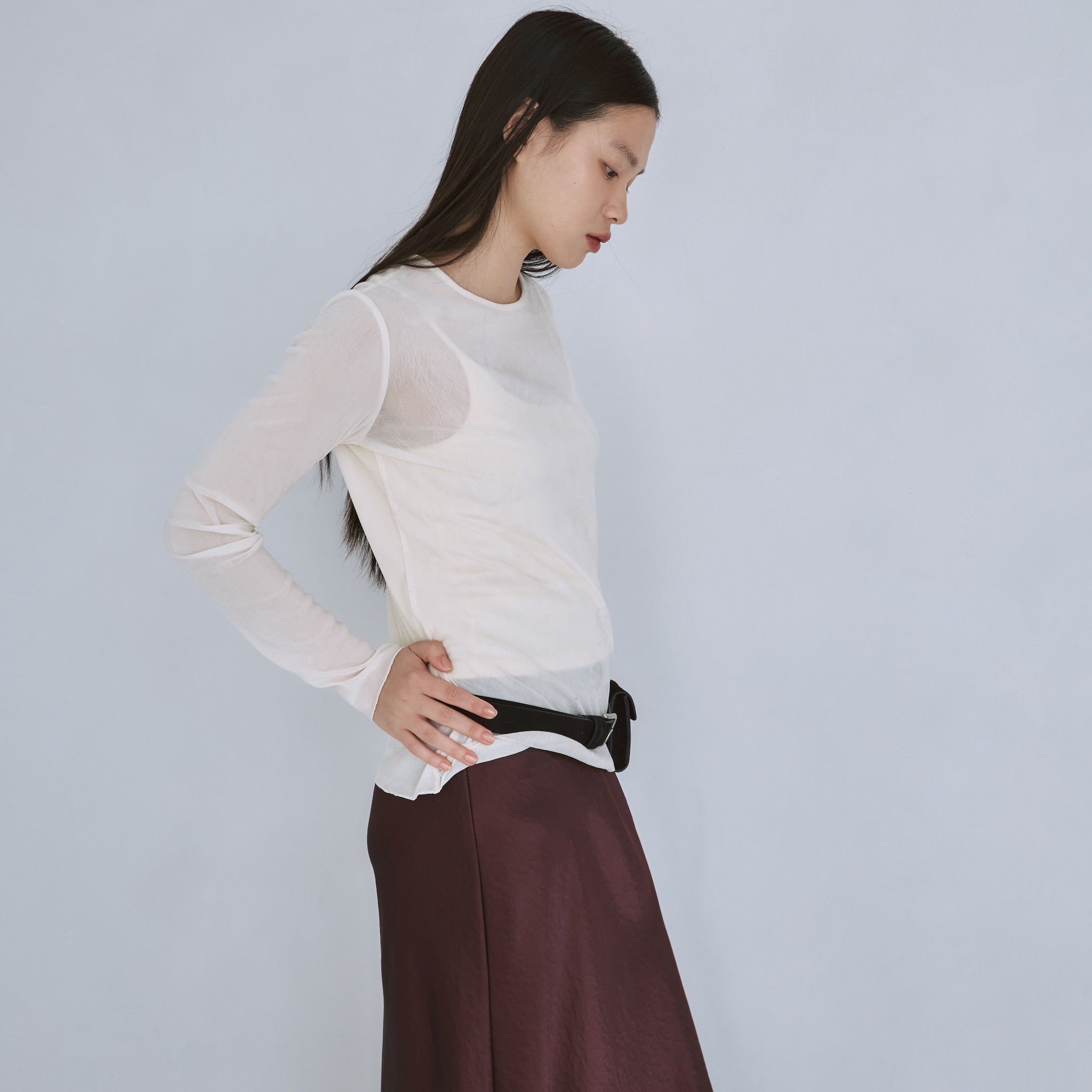 シアーメッシュベロアトップス