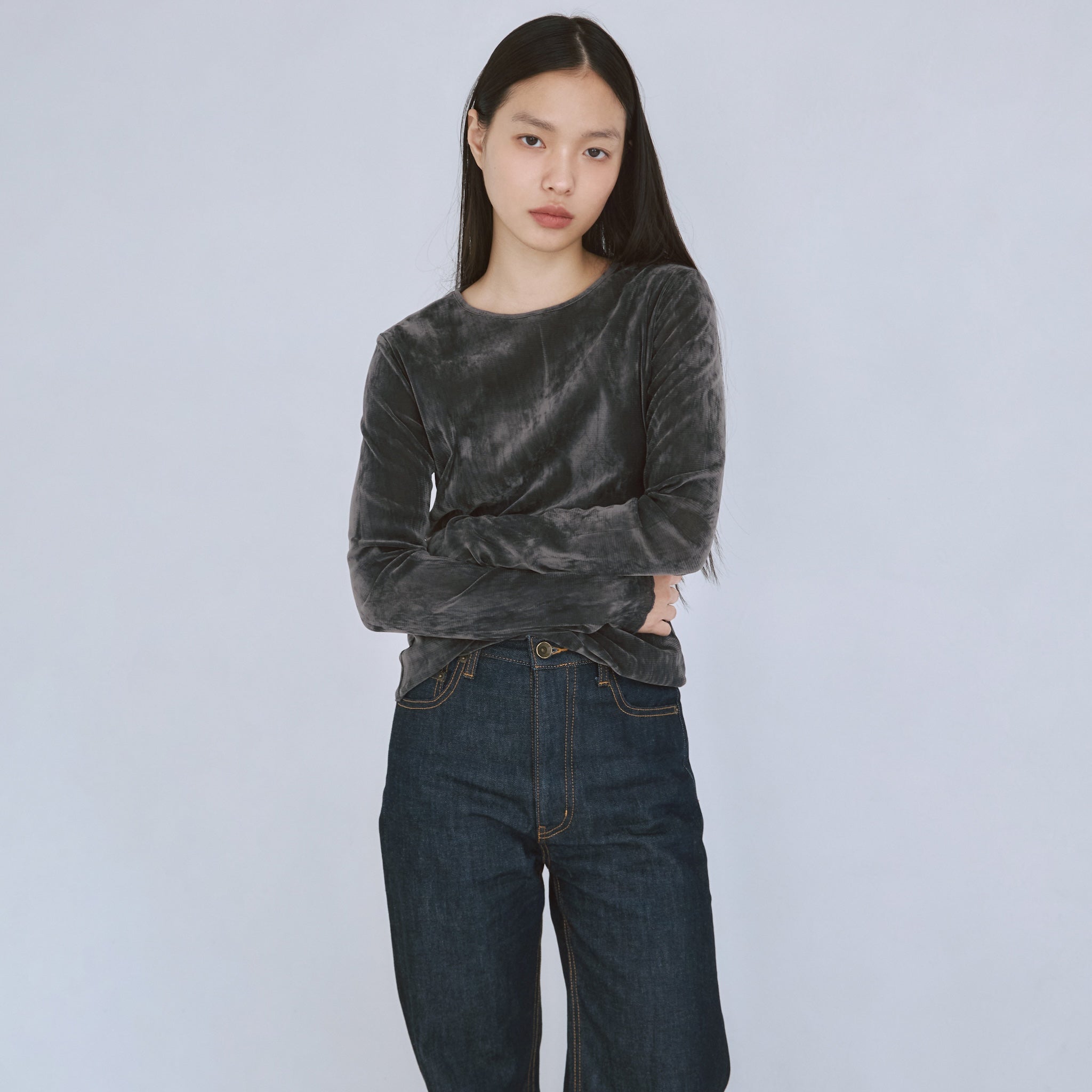 シアーメッシュベロアトップス