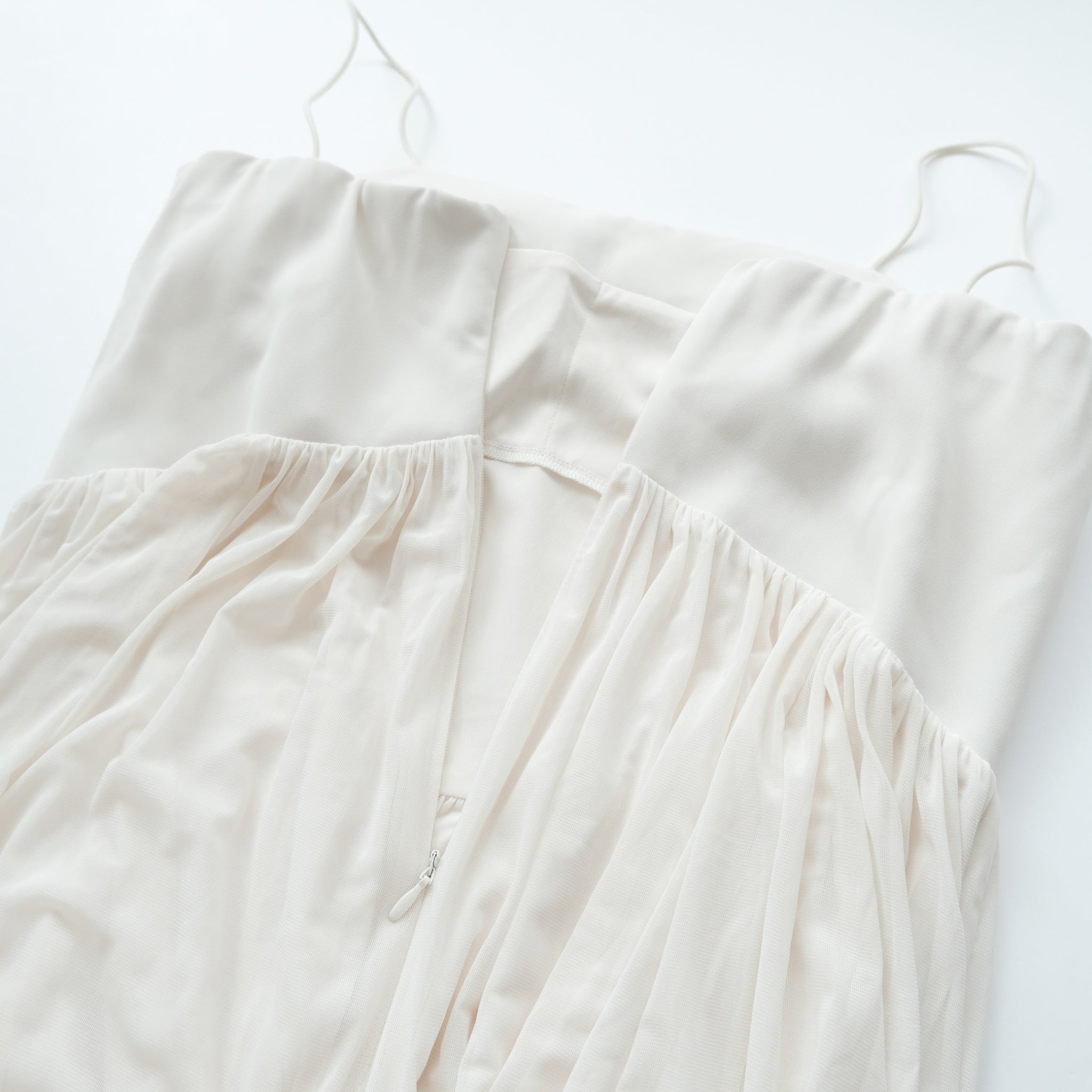 Padded Tulle Docking Flare Dress
