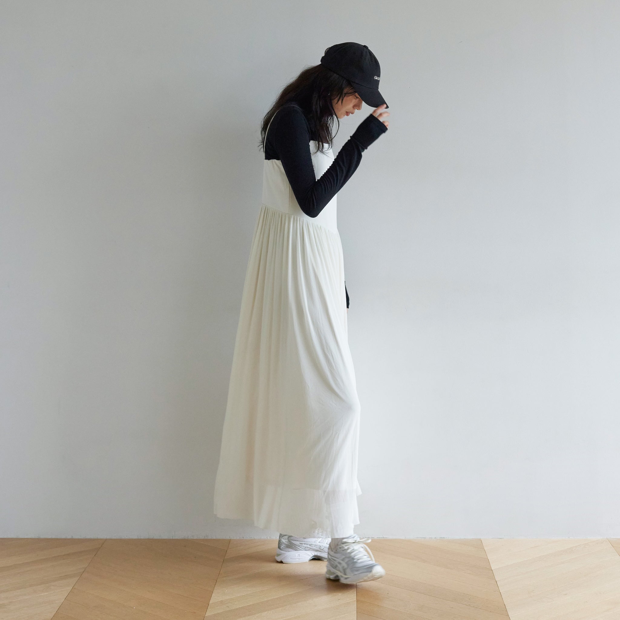 Padded Tulle Docking Flare Dress