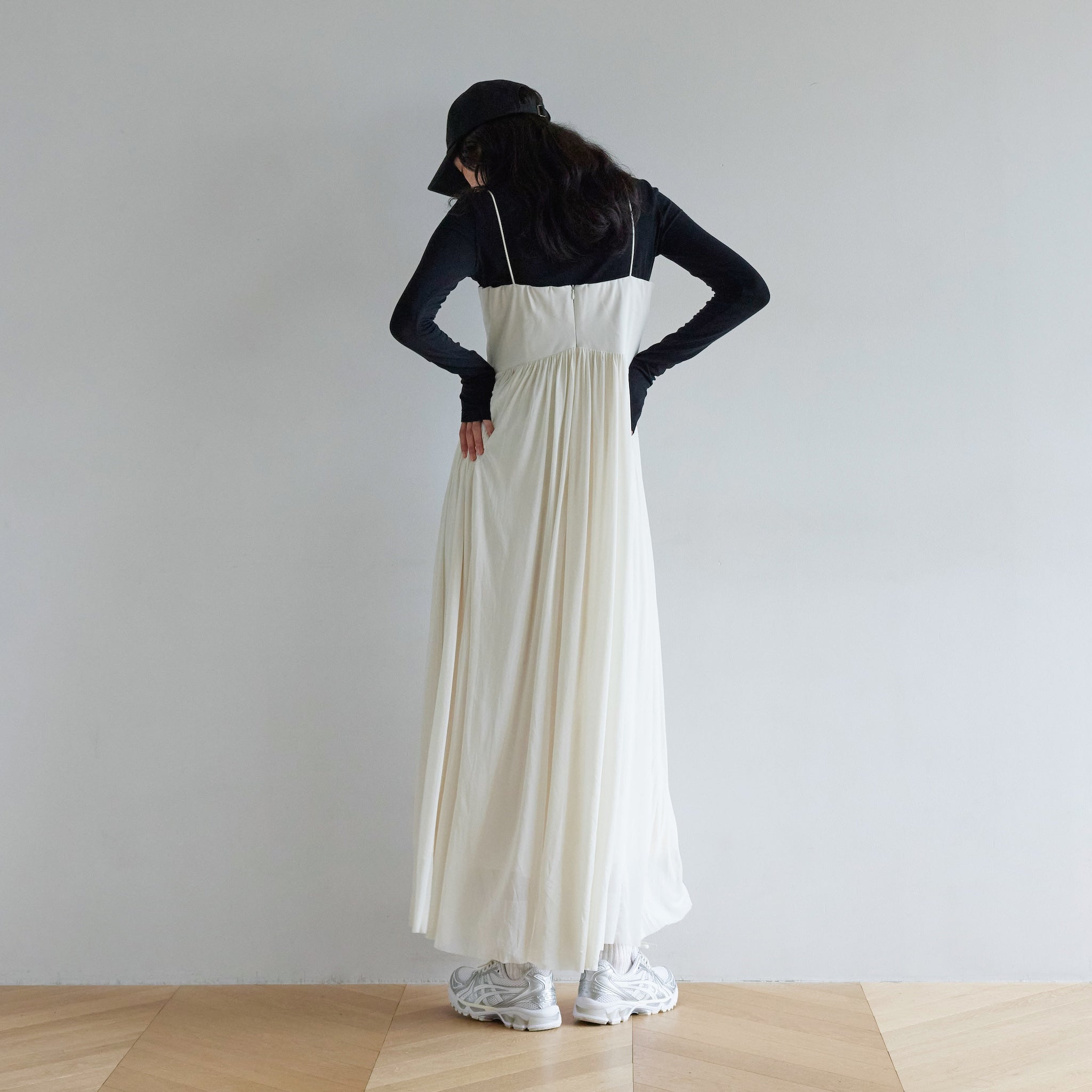 Padded Tulle Docking Flare Dress