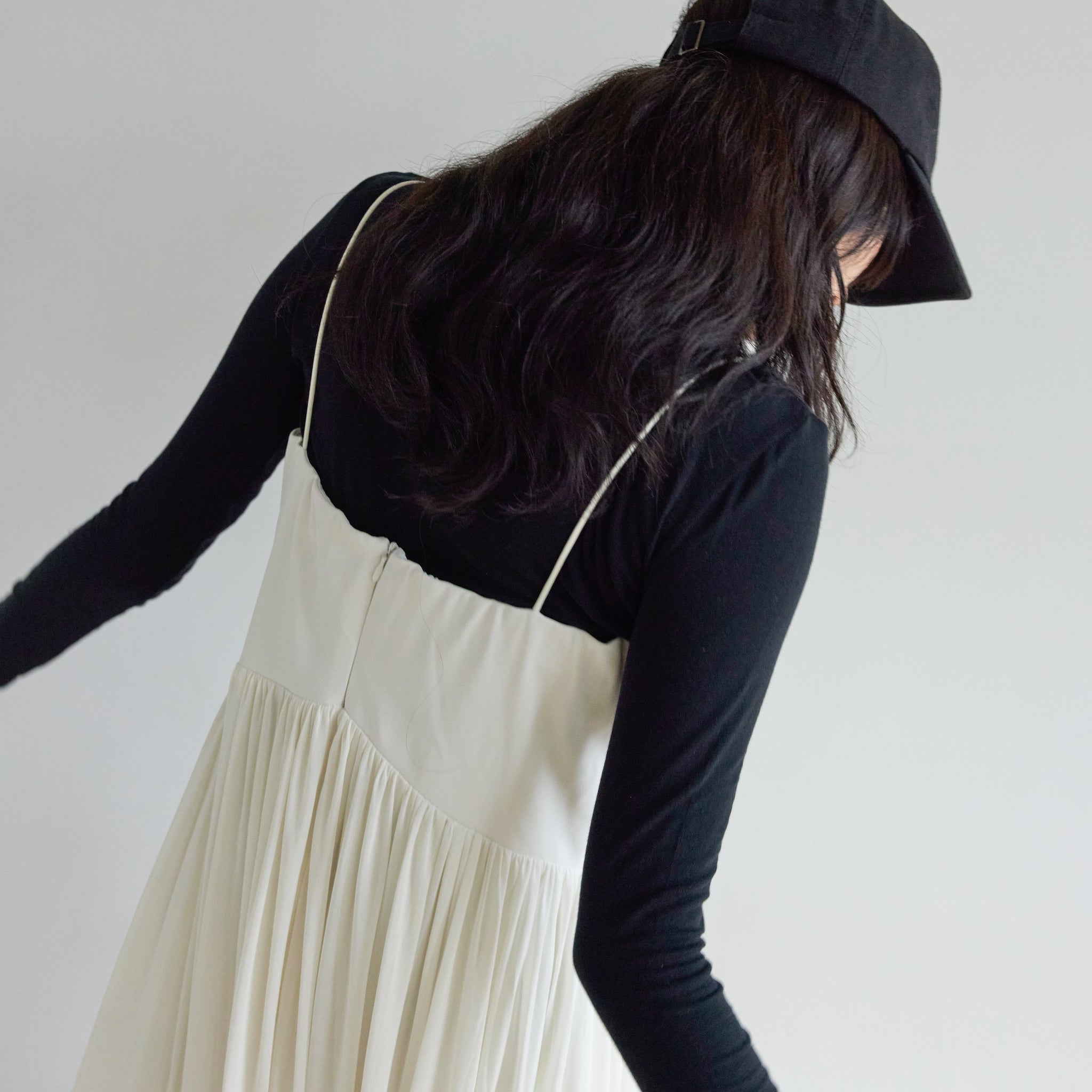 Padded Tulle Docking Flare Dress