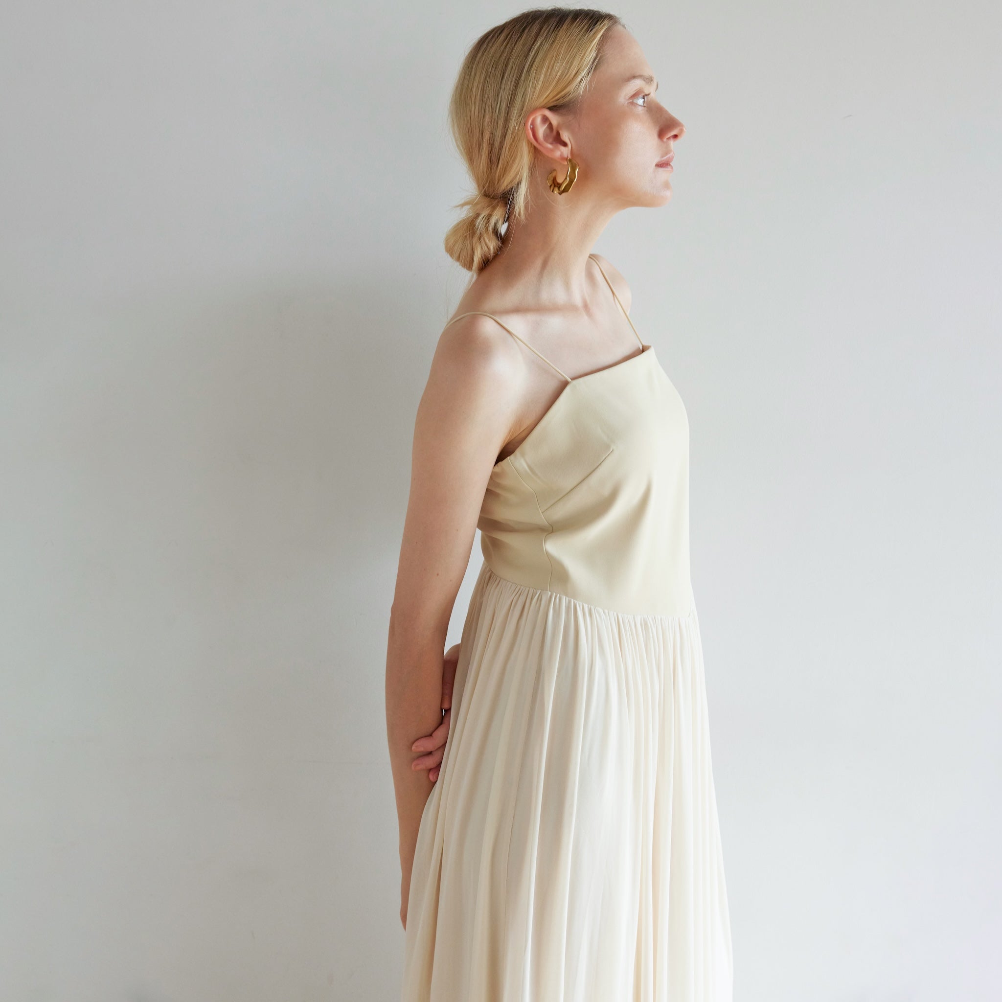 Padded Tulle Docking Flare Dress