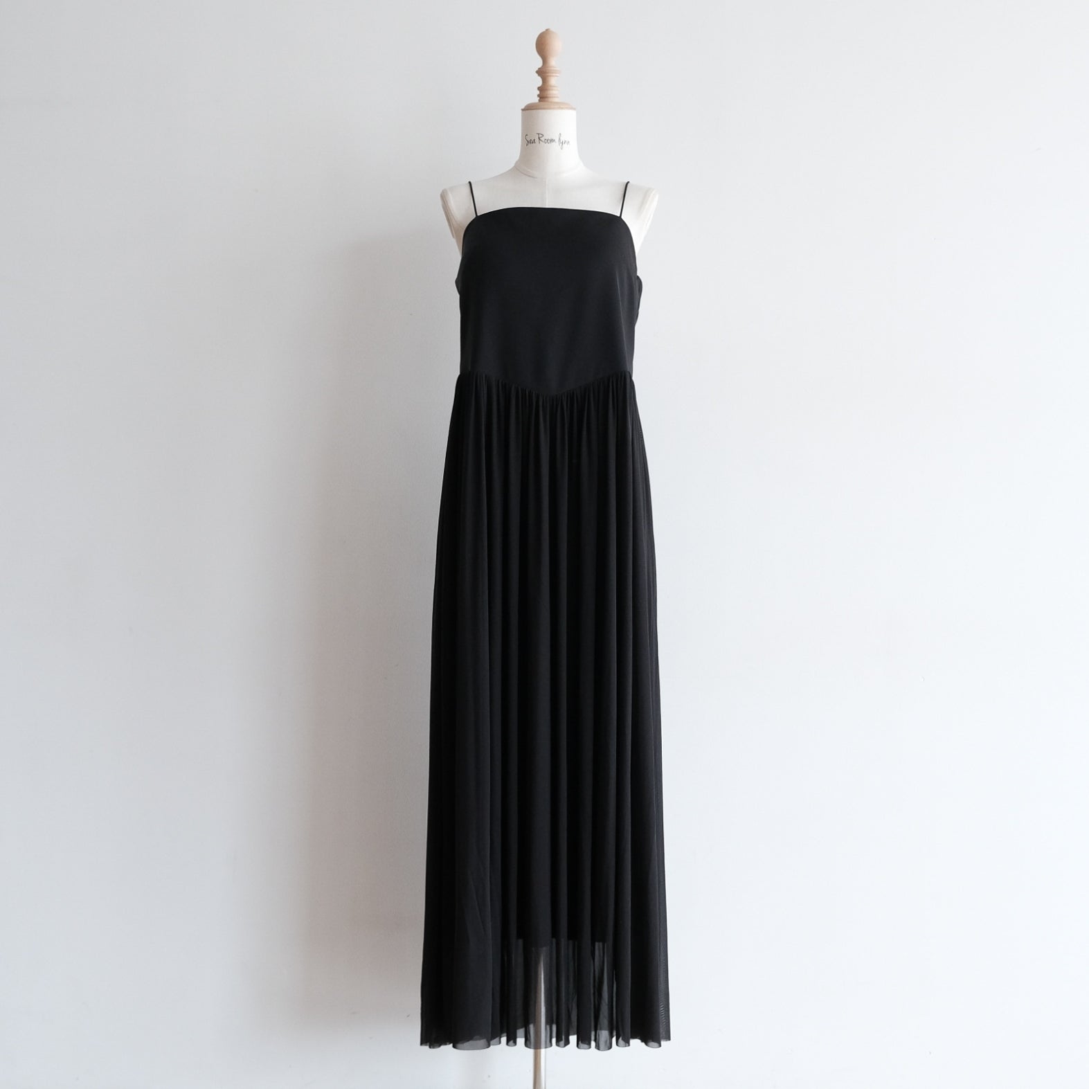 Padded Tulle Docking Flare Dress