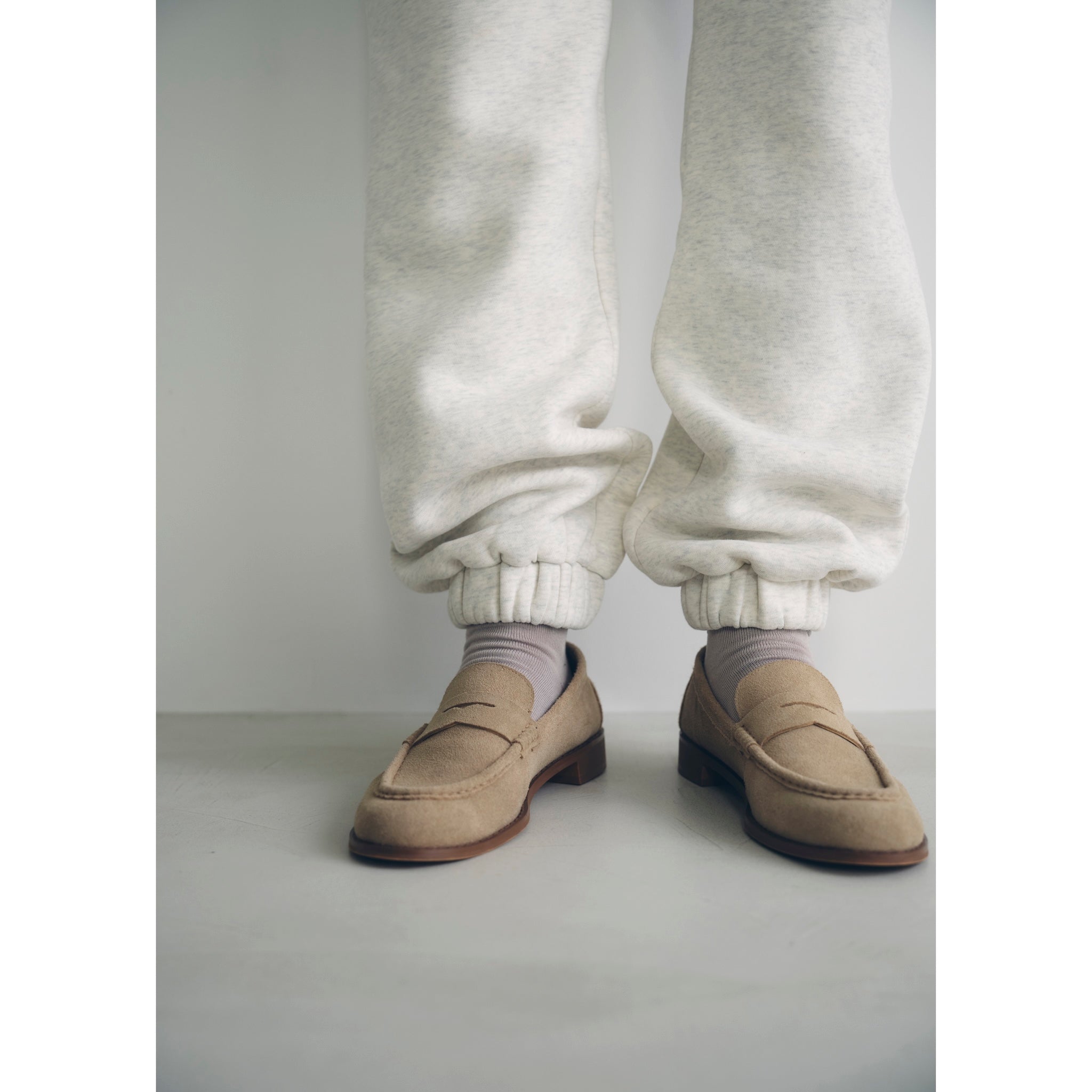 Volume Sweat waist gathered pants