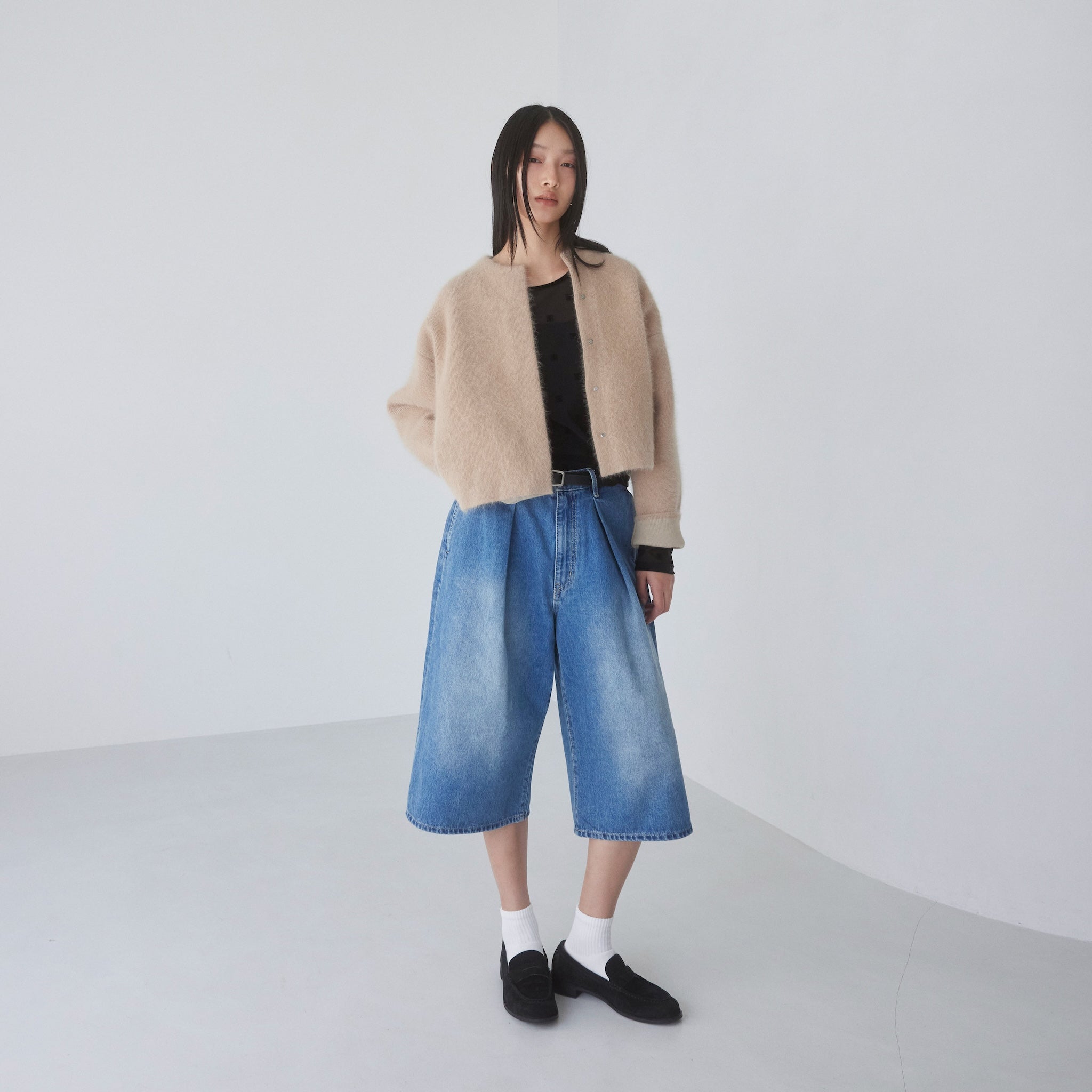 アンゴラmix 2Faceニットジャケット