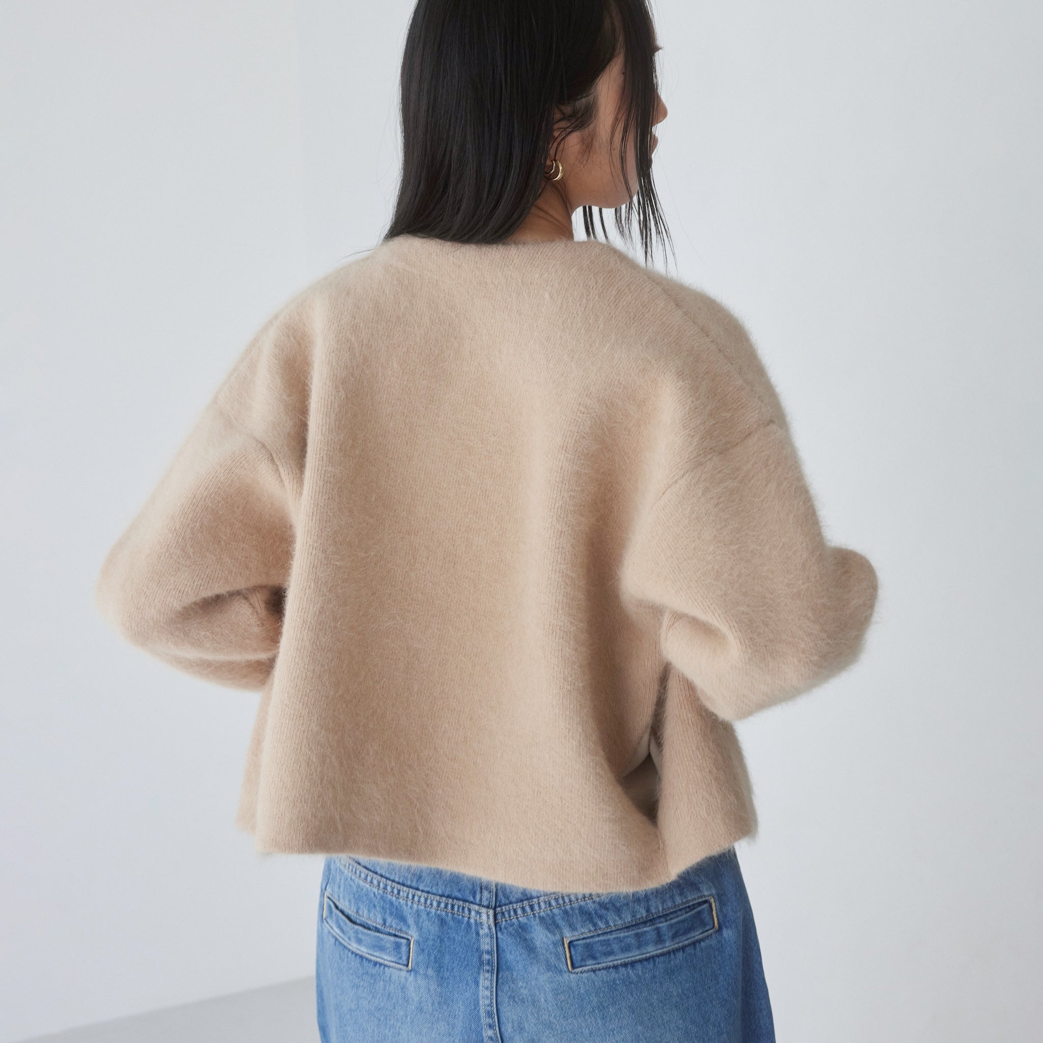 アンゴラmix 2Faceニットジャケット