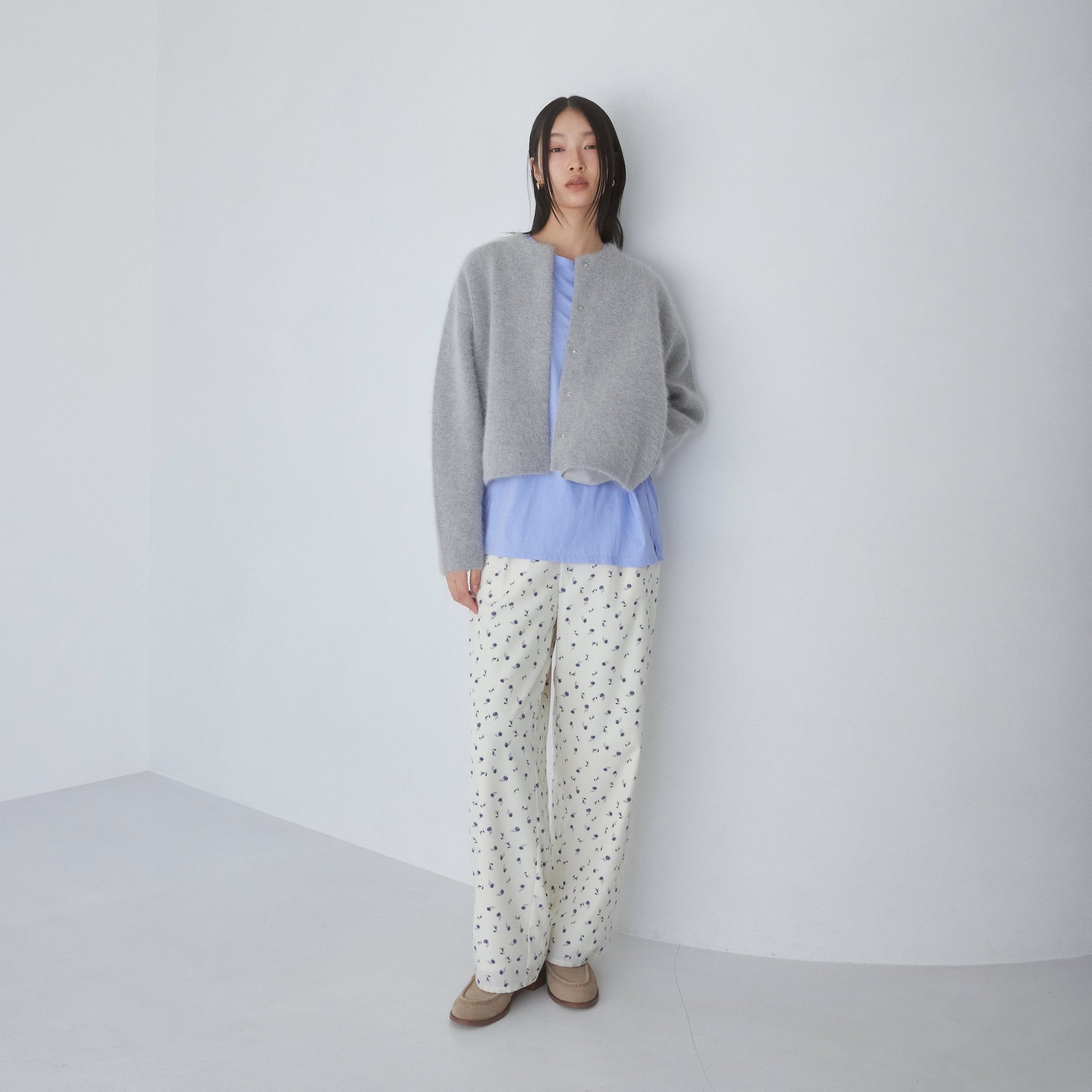 アンゴラmix 2Faceニットジャケット