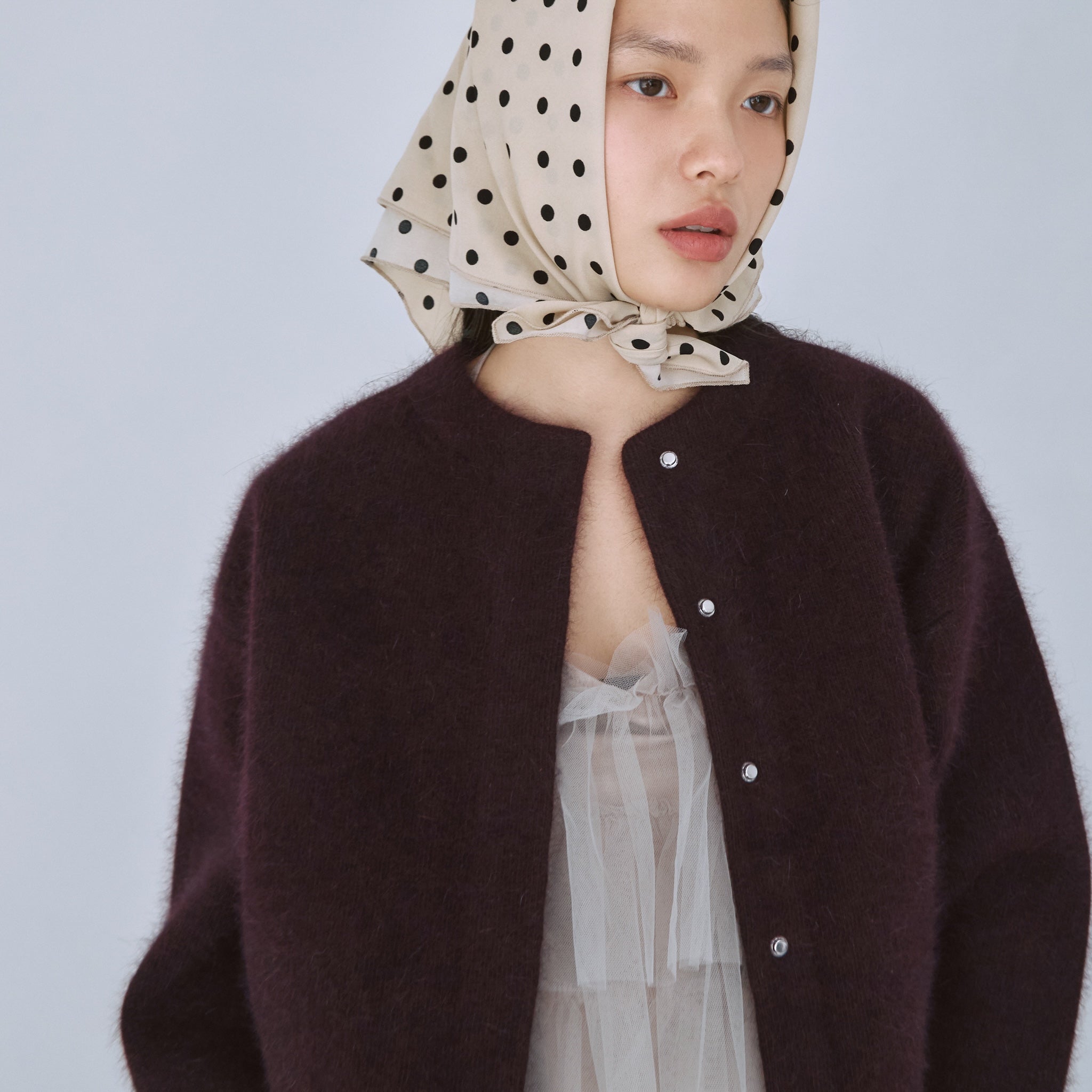 アンゴラmix 2Faceニットジャケット