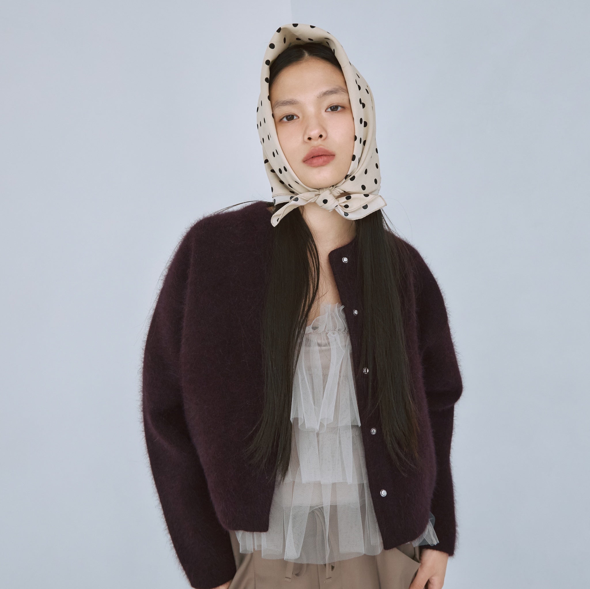 アンゴラmix 2Faceニットジャケット