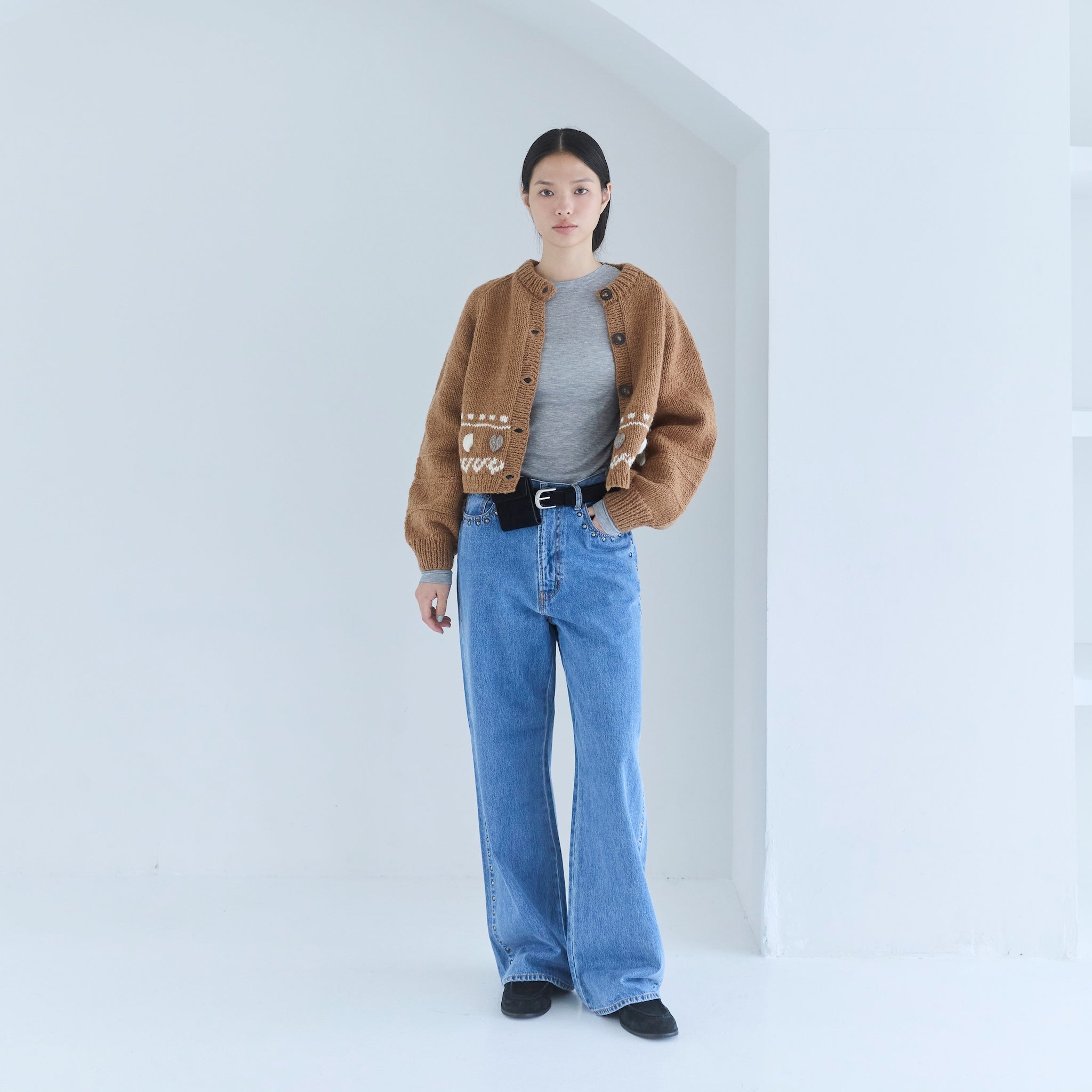 NPL HM Heart Line Cardigan