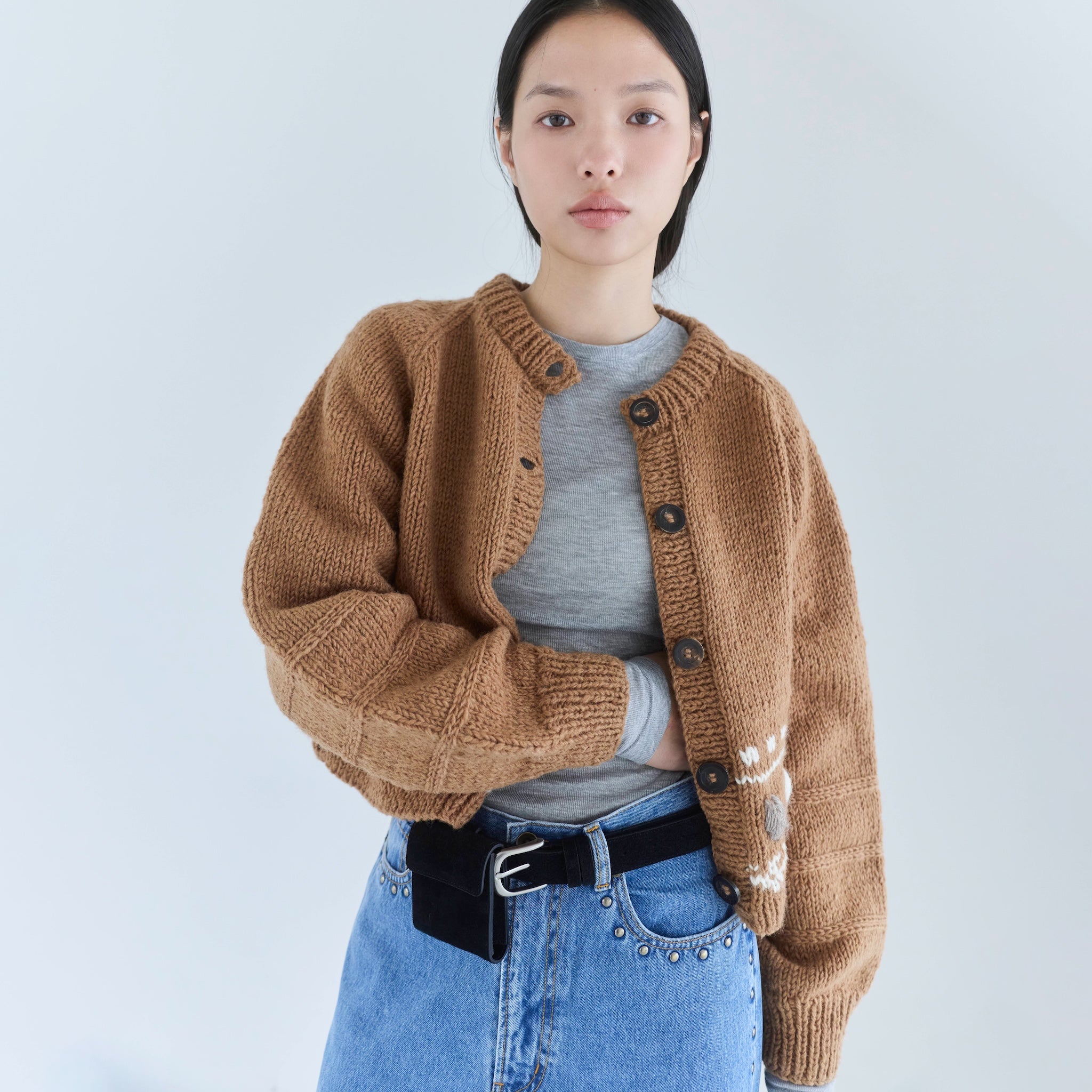 NPL HM Heart Line Cardigan