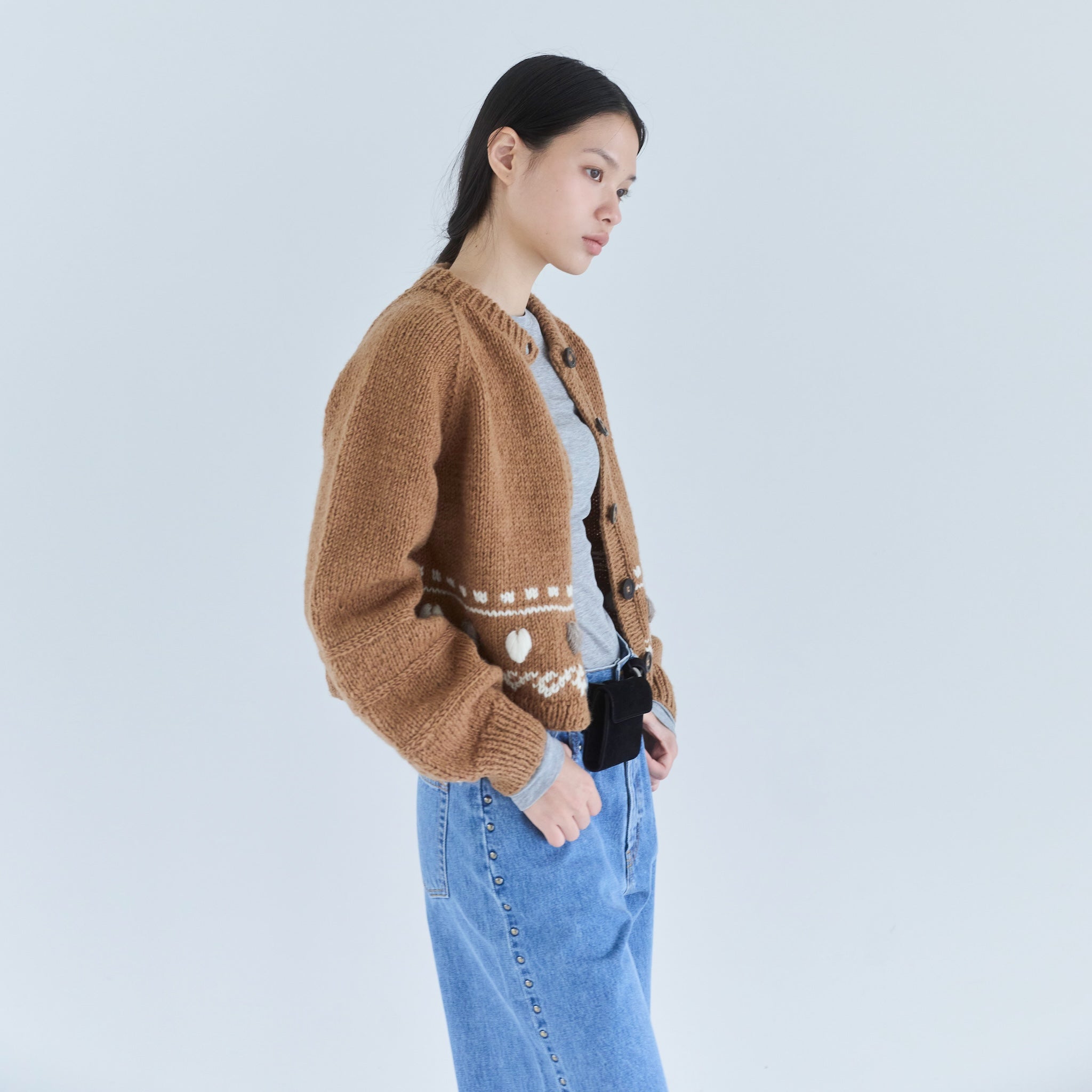 NPL HM Heart Line Cardigan