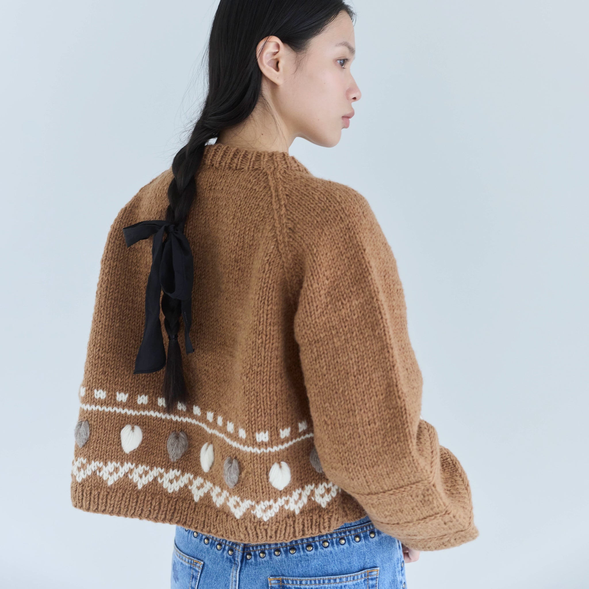 NPL HM Heart Line Cardigan