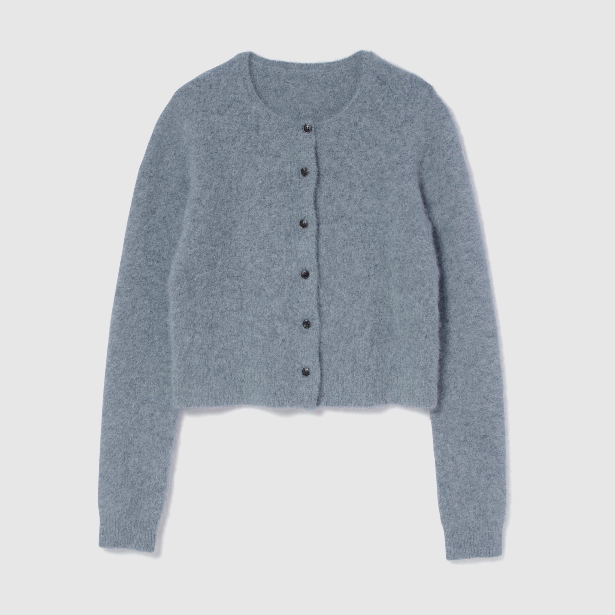 Fox mixベーシッククルーカーディガン