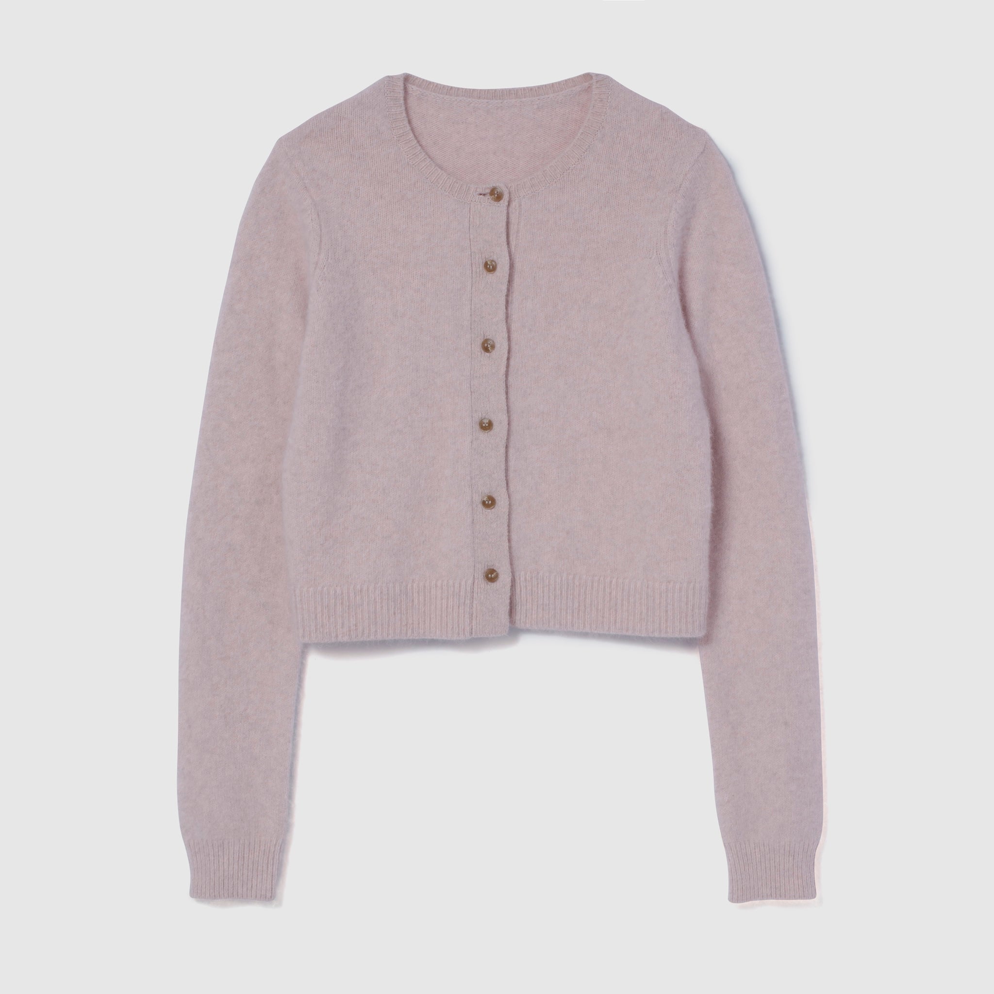 Fox mixベーシッククルーカーディガン