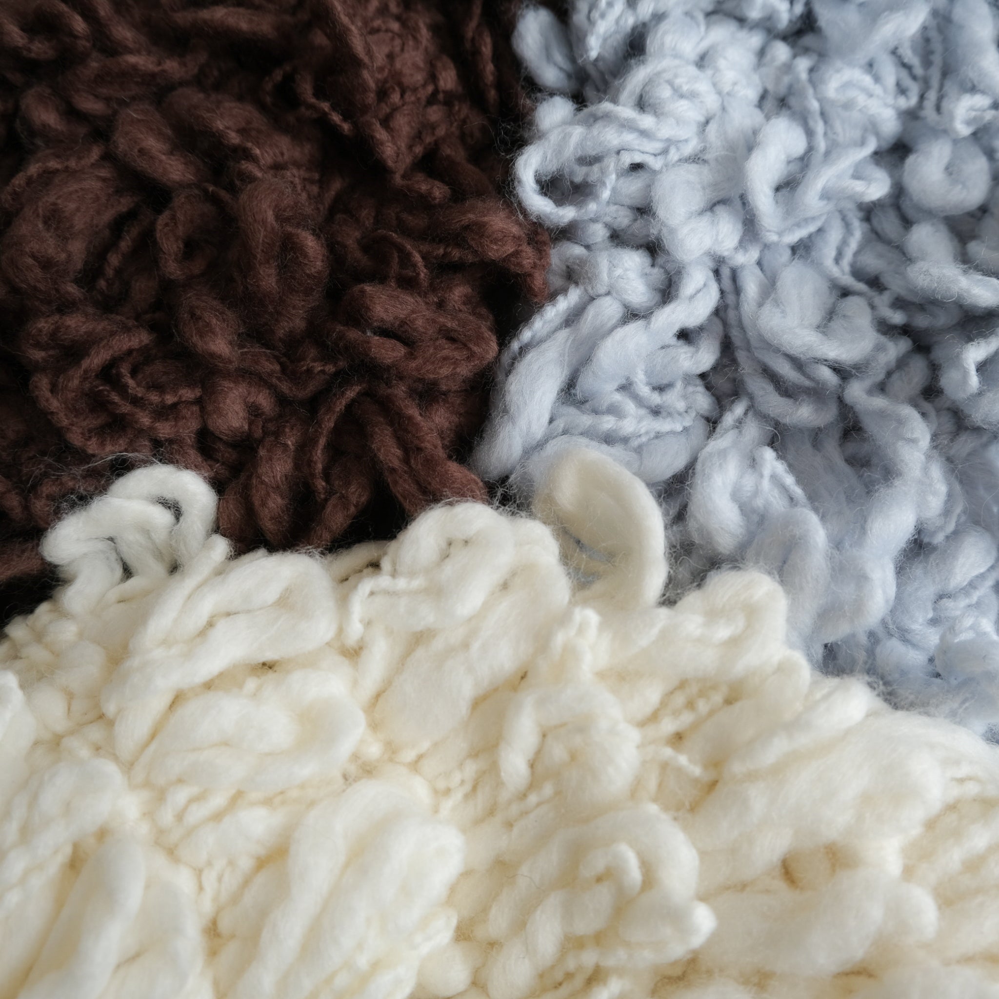 Hand made Woolカールベスト