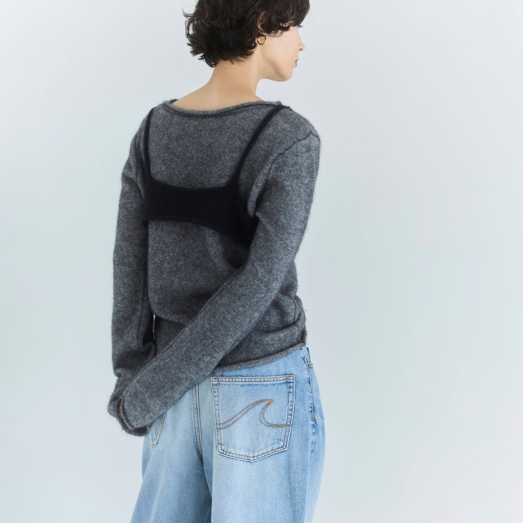 Raccoon woolビスチェニット