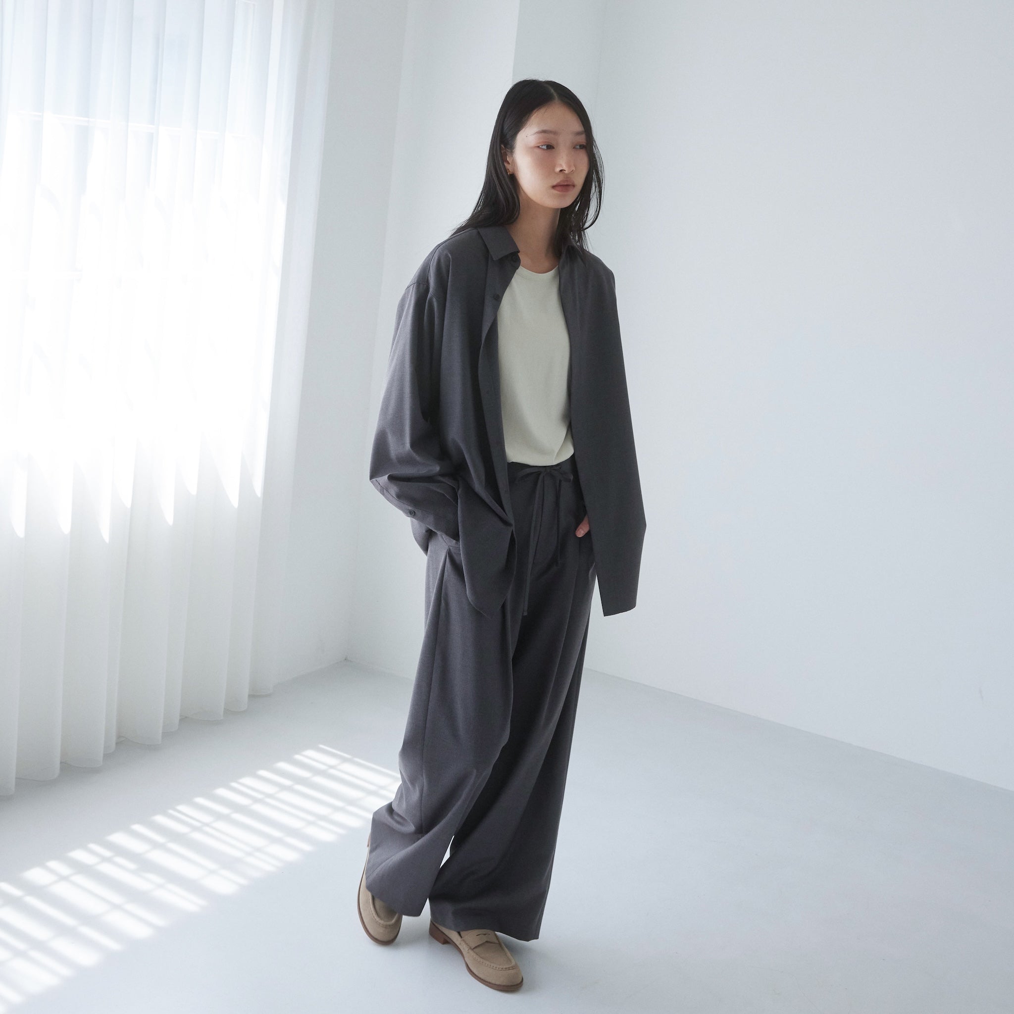 クリアーツイルLooseシャツ