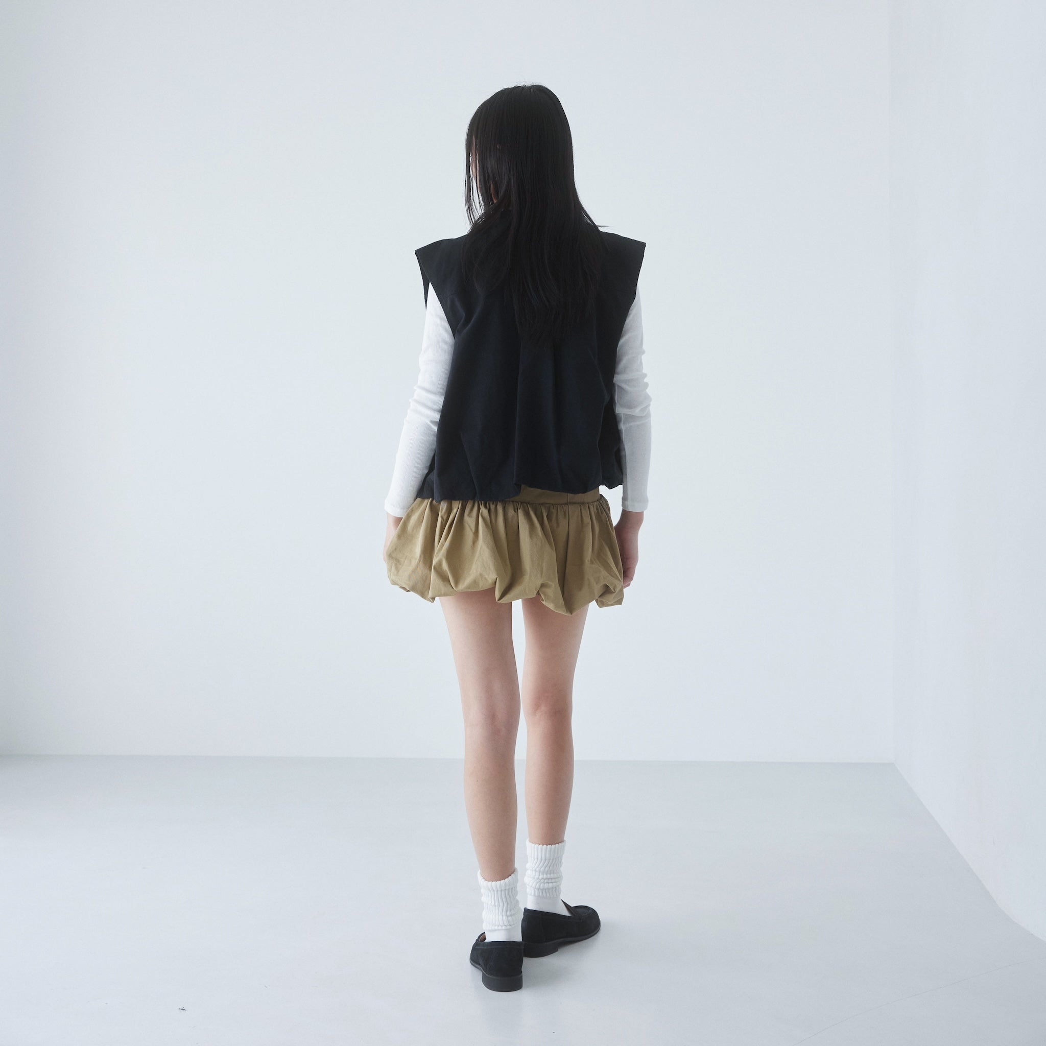 ローライズバルーンminiスカート