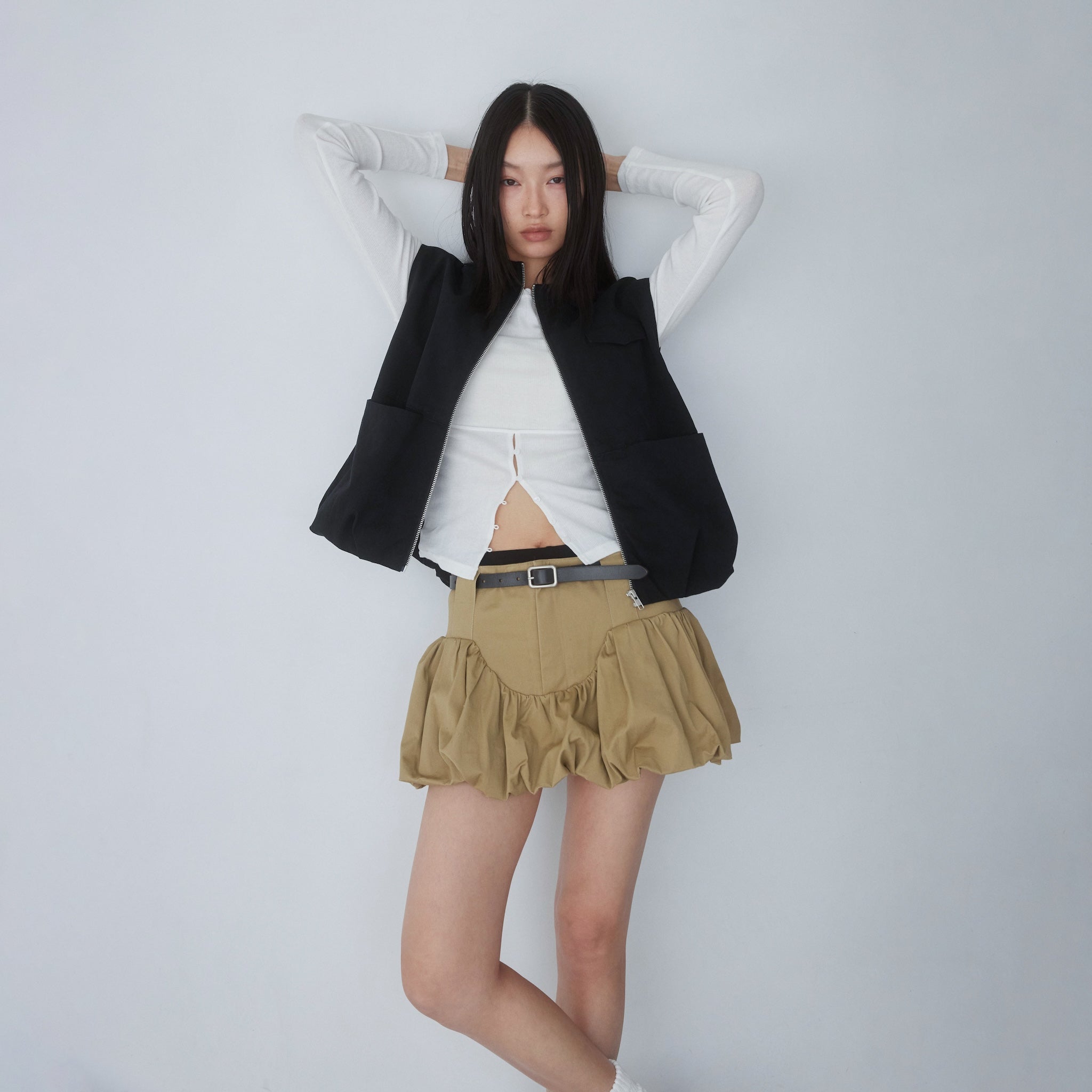 ローライズバルーンminiスカート