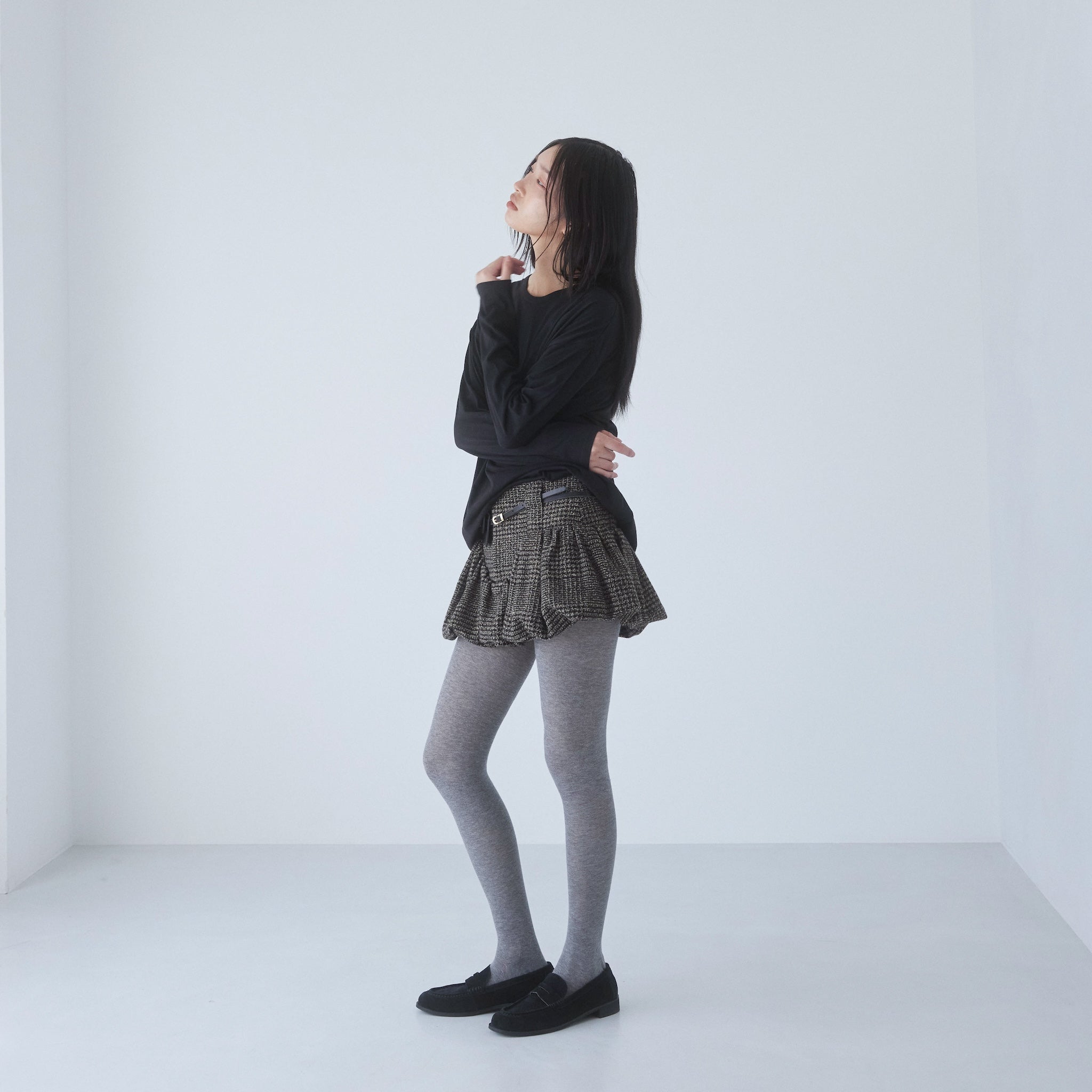 ローライズバルーンminiスカート