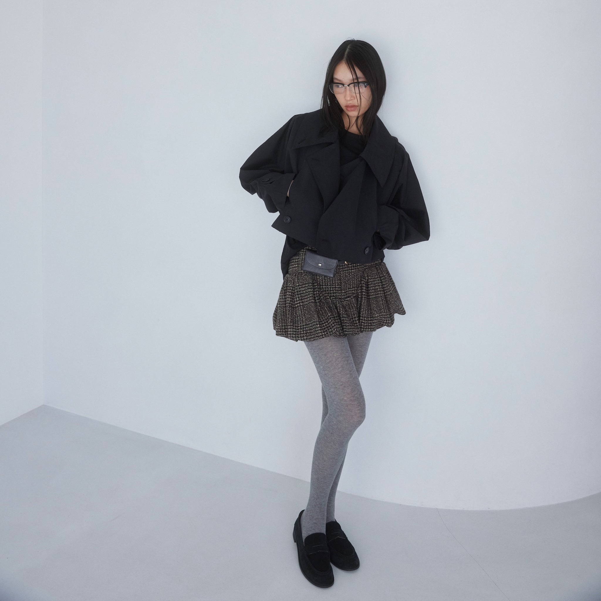 ローライズバルーンminiスカート