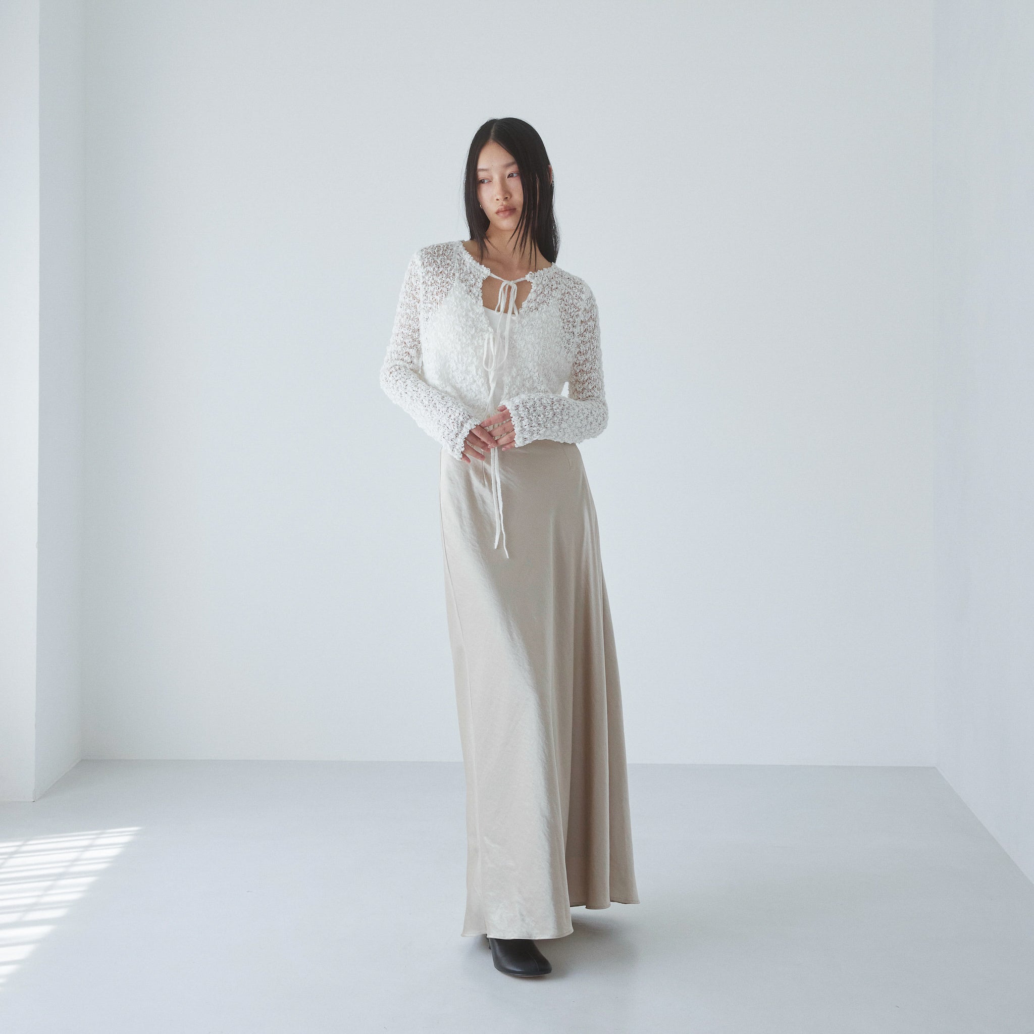 Double Yarn Ribbonトップス