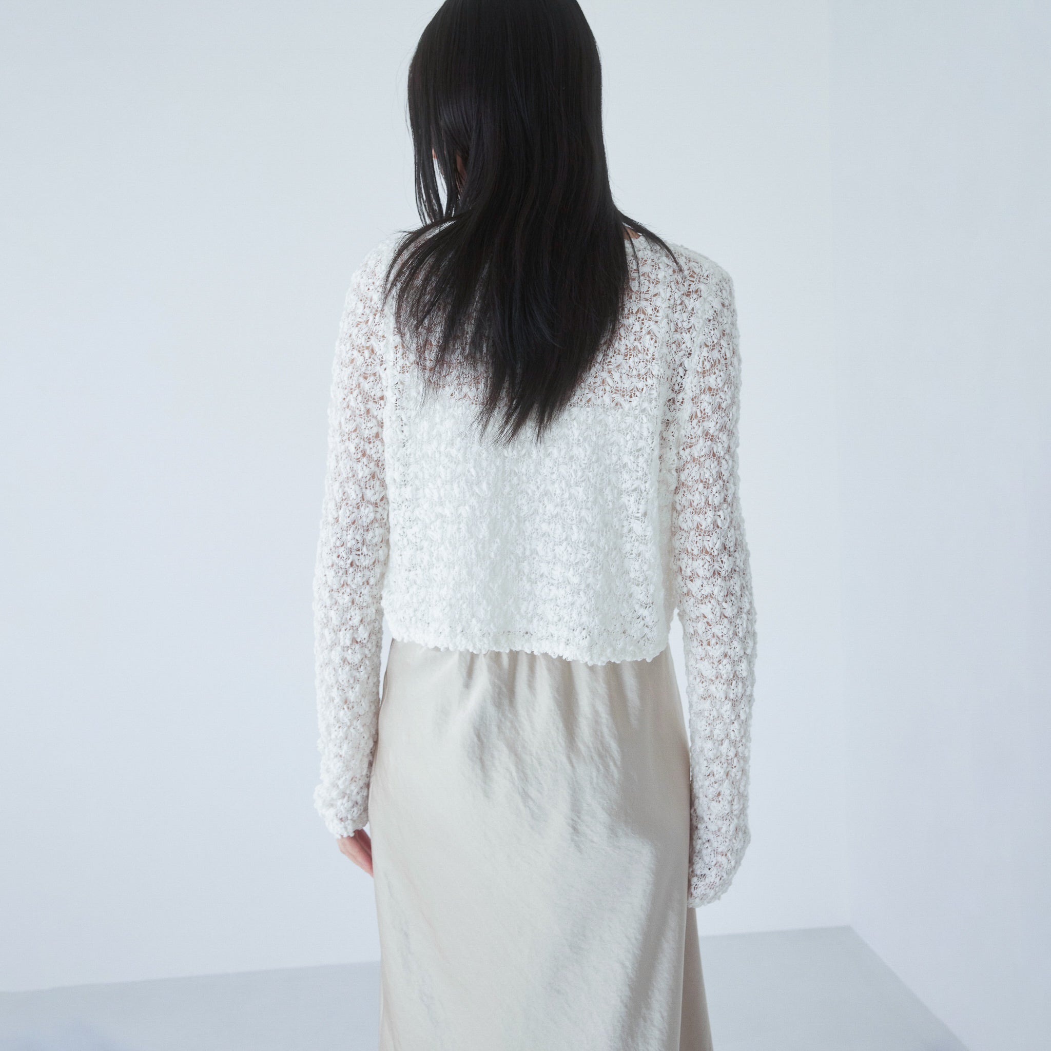 Double Yarn Ribbonトップス