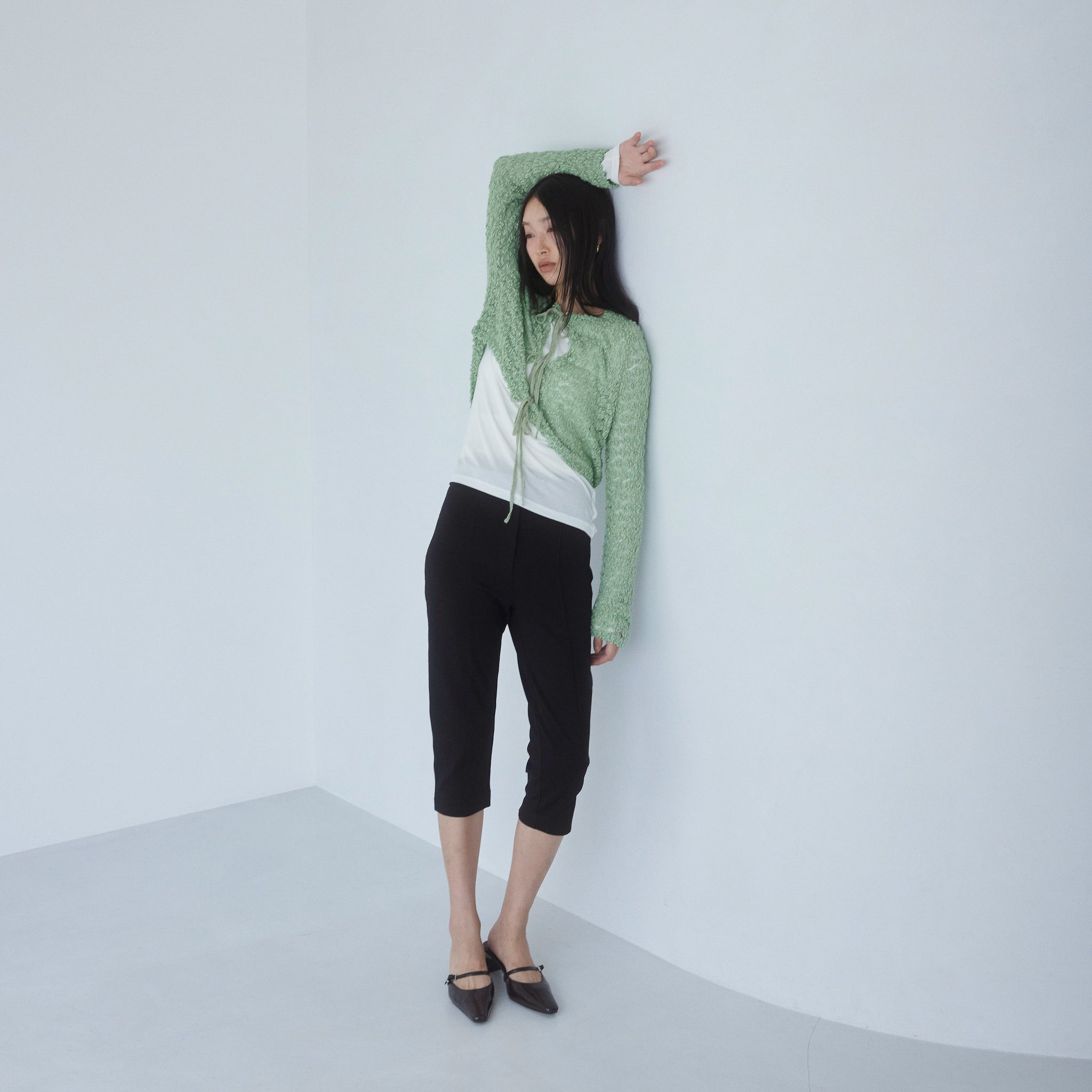 Double Yarn Ribbonトップス