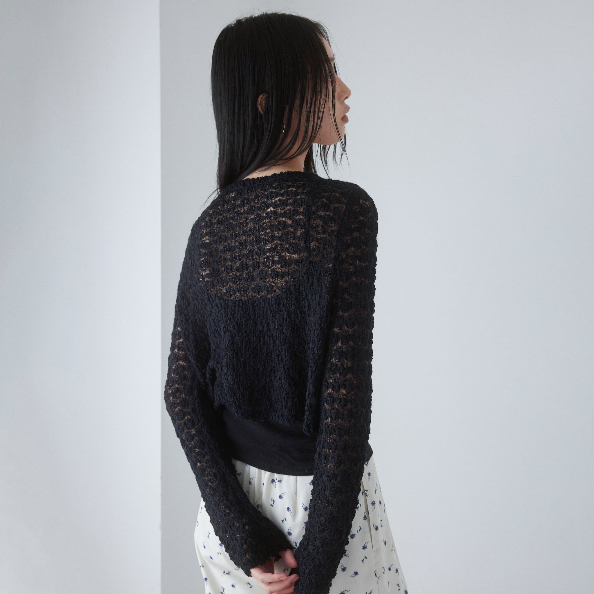 Double Yarn Ribbonトップス