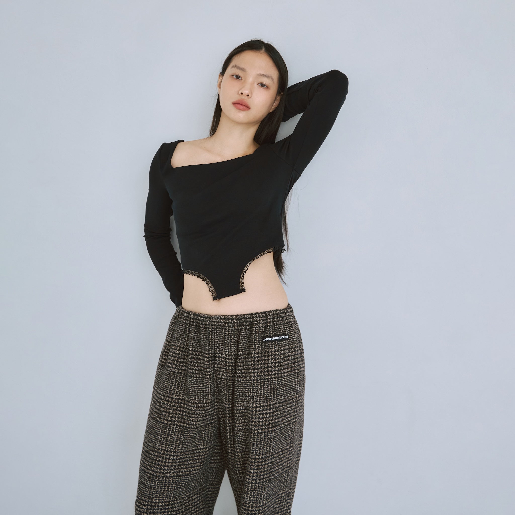 パッドin Moftyスクエアハイカットトップス