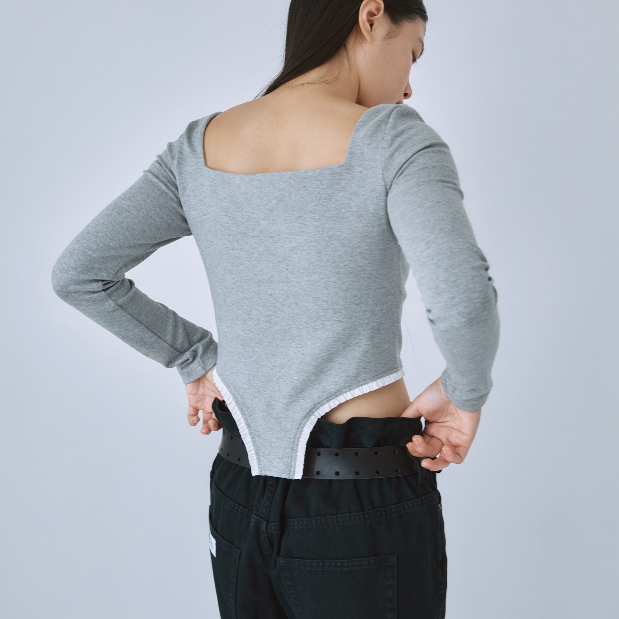 パッドin Moftyスクエアハイカットトップス