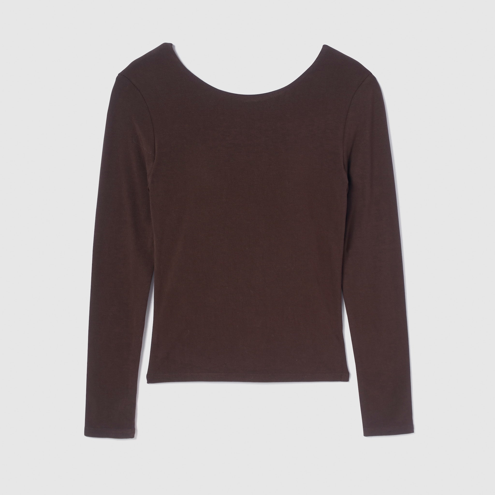 Fit Pad Marshmallow Back Open Long Sleeve