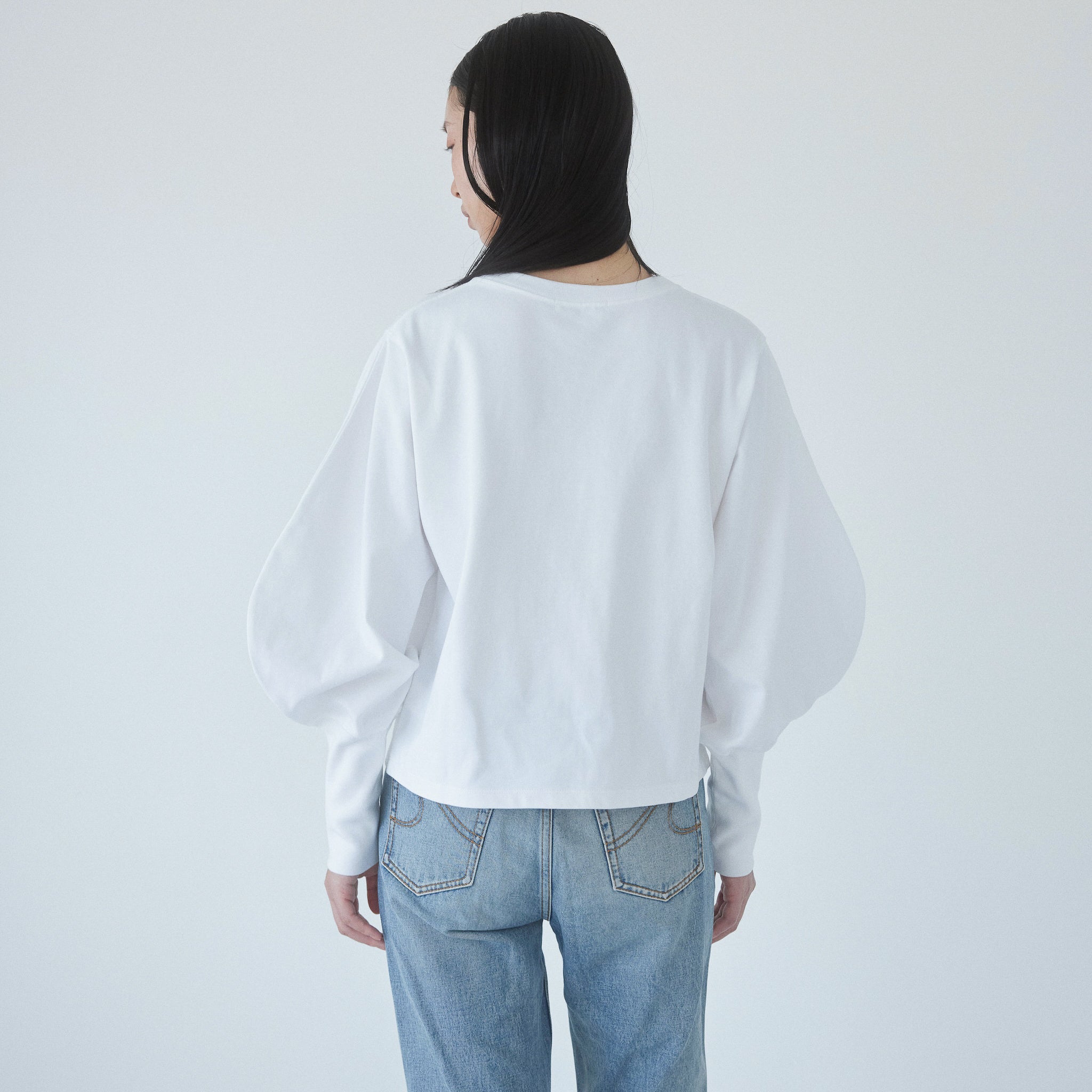 Wide sleeveコットンロンT