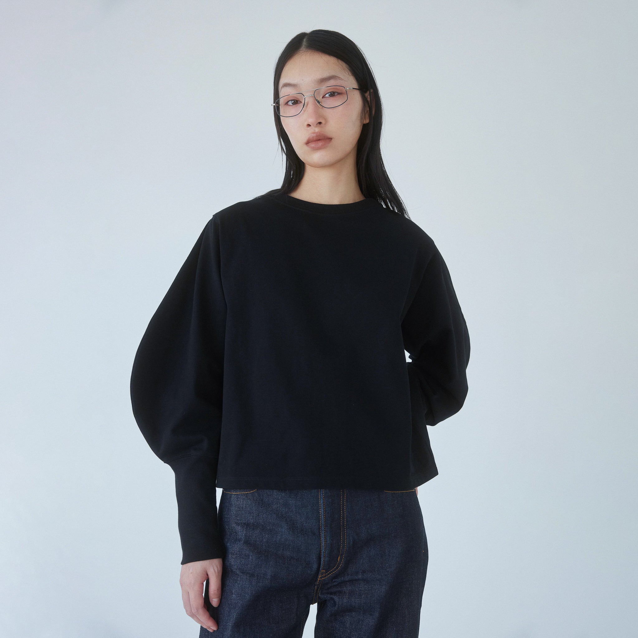 Wide sleeveコットンロンT