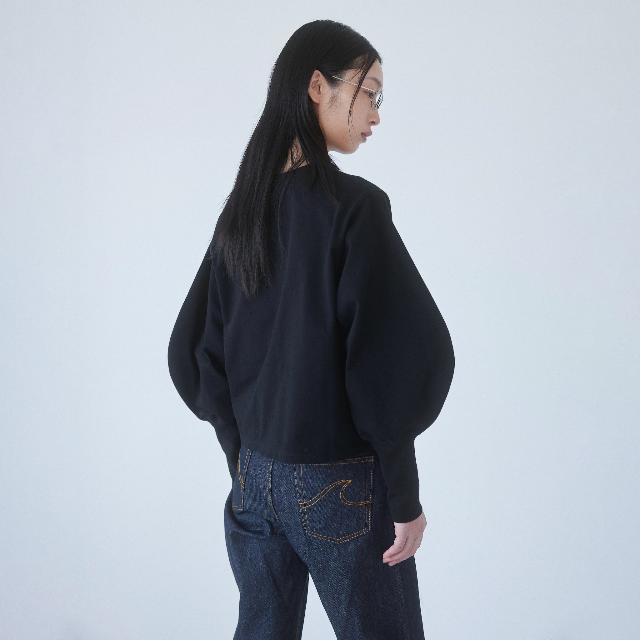 Wide sleeveコットンロンT